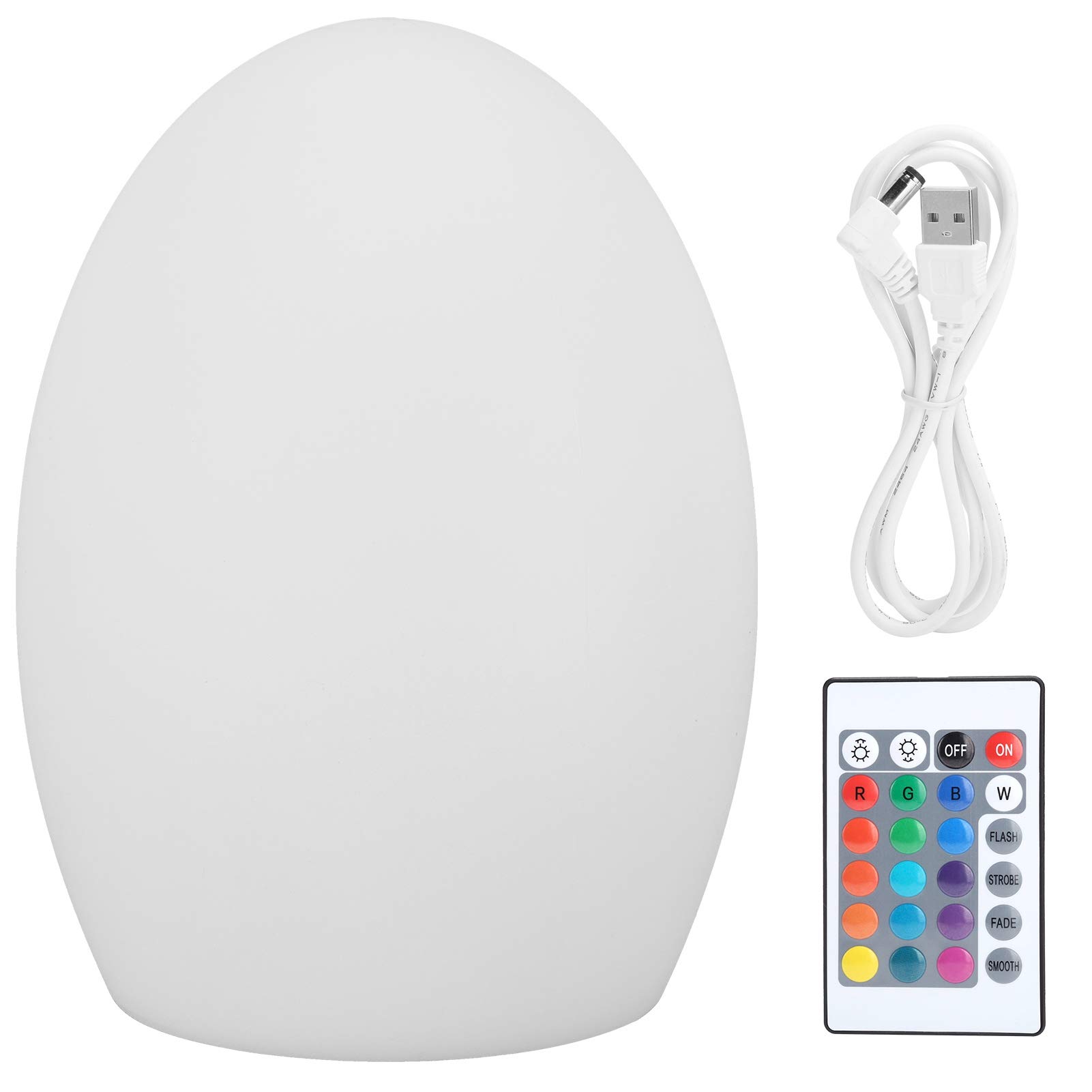 16-Color LED Night Light with Remote Control - Energy Efficient Dimmable Night Lamp for Bedroom, Nursery, Hotel & Restaurant Decor