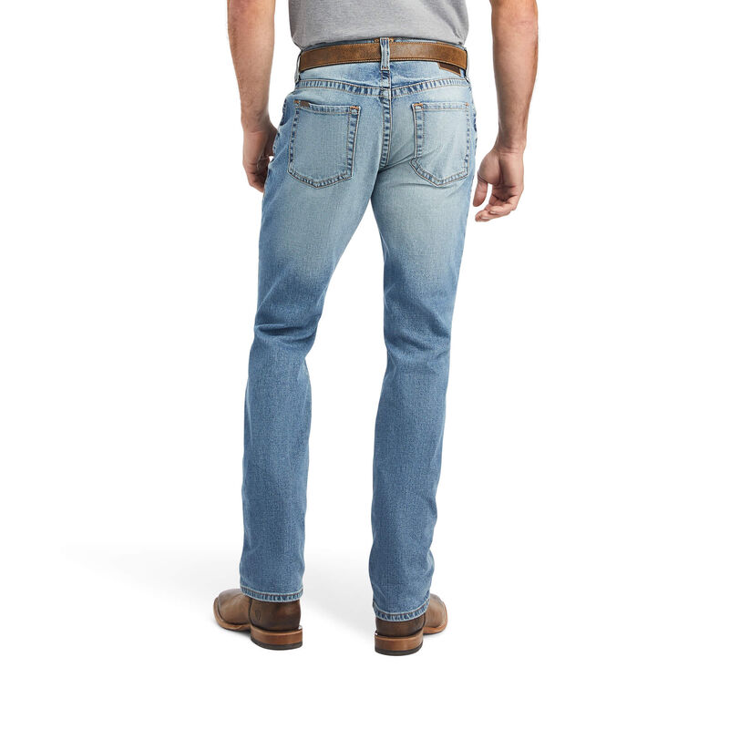 Ariat Men's M4 Relaxed Madera Straight Jean in Shasta - Comfortable & Durable Western Denim for Work, Riding & Casual Wear