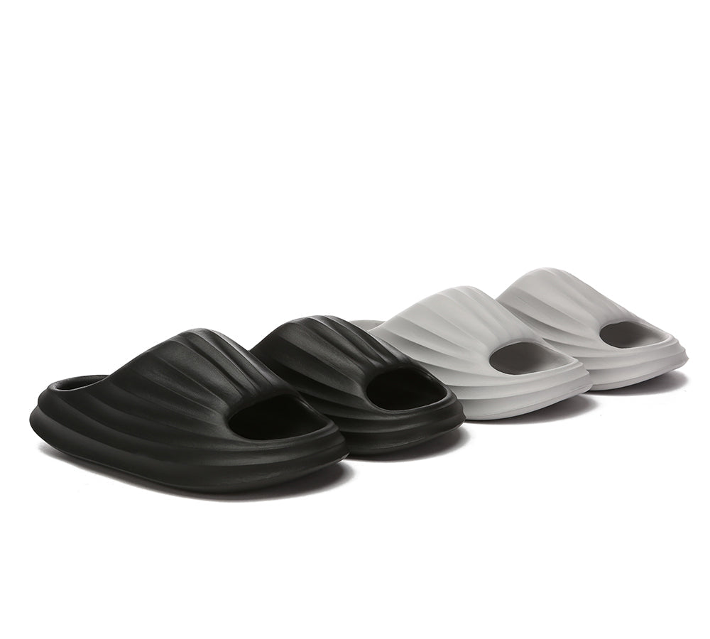 EVERAU® Men's Anti-Slip Cloud Comfort Slippers - Lightweight House Shoes for Indoor & Outdoor Use - Perfect for Home, Gym, and Travel