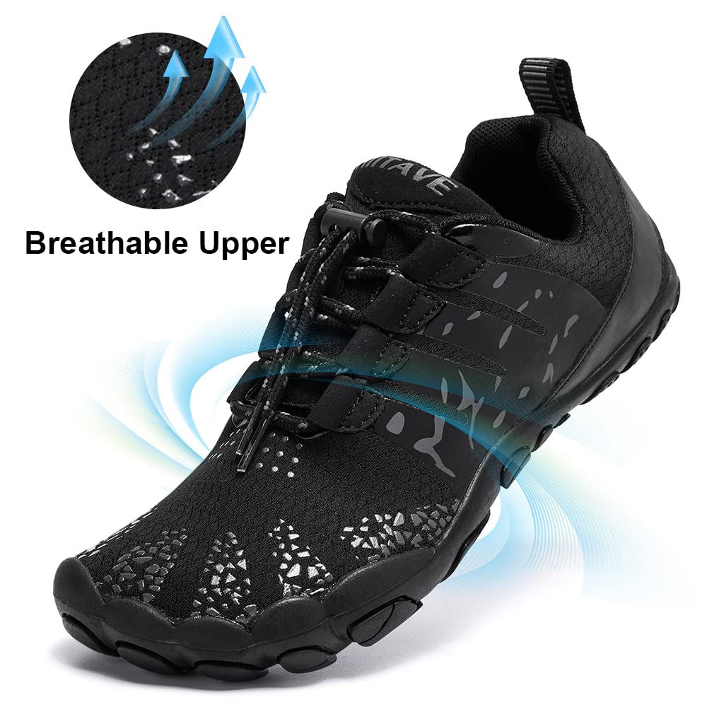 HIITAVE Women's Barefoot Water Shoes - Breathable Quick-Dry Beach Shoes for Swimming, Hiking & Outdoor Activities | Lightweight Minimalist Design for Yoga, Running & Water Sports