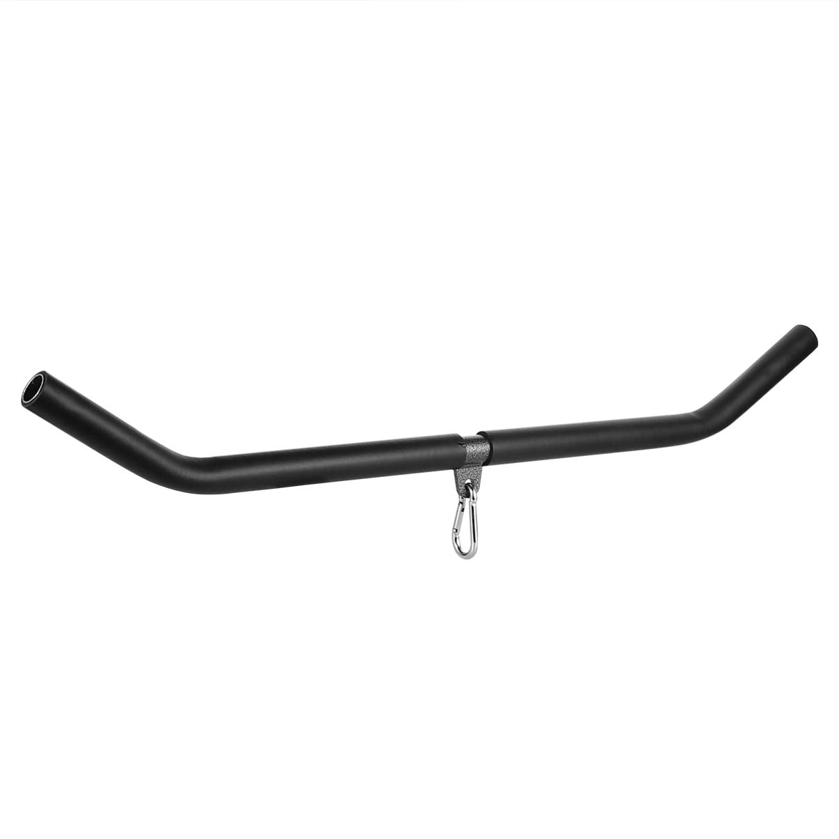 BESPORTBLE Heavy Duty Tension Rod Curl Bar - Steel Gym Cable Attachment for Home & Commercial Fitness Equipment - Perfect for Bicep Curls, Chest Expander Workouts & Strength Training Accessories