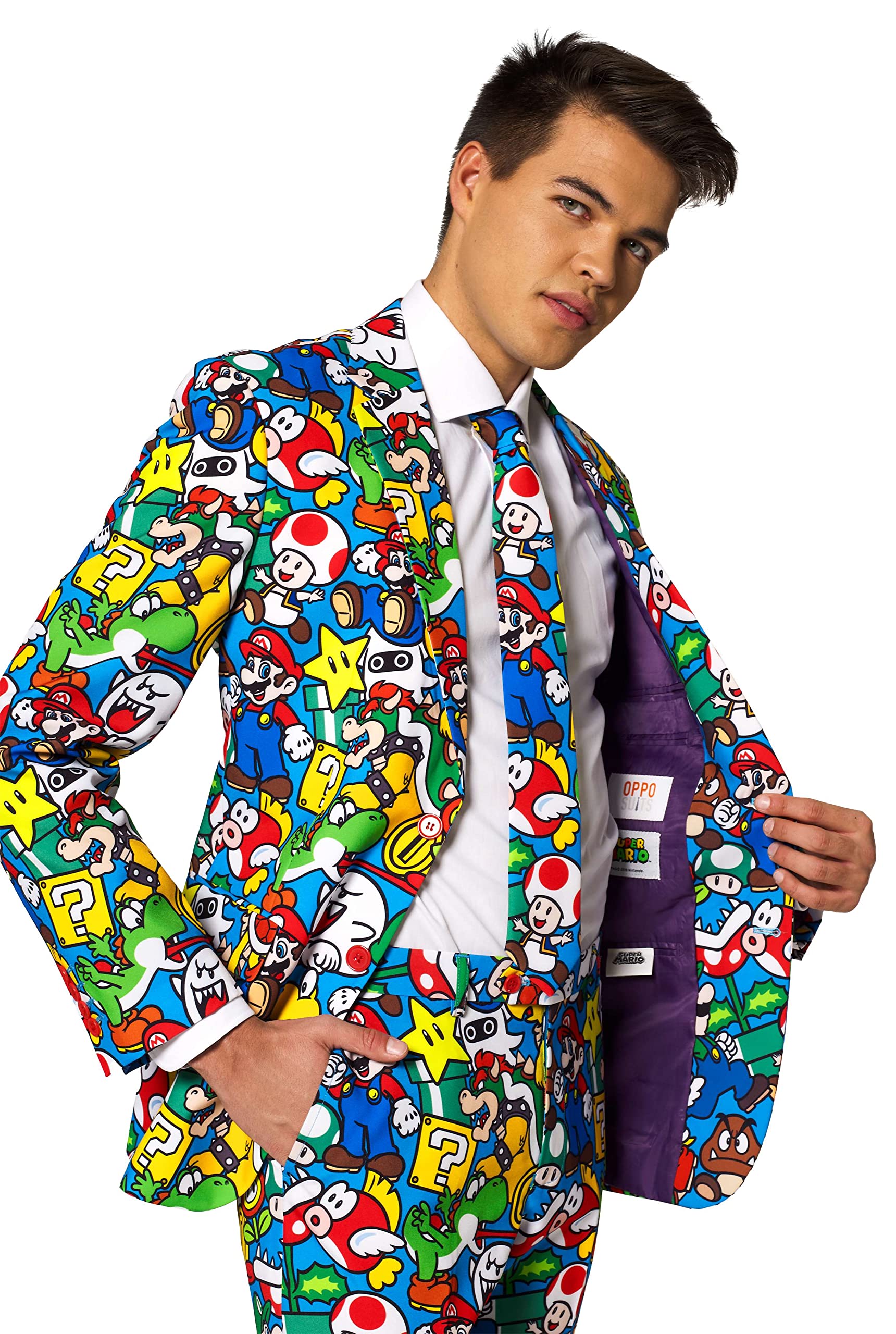 OppoSuits Men's Suit - Premium Slim Fit Business Suit for Formal Occasions | Wedding, Office, Interview & Special Events Attire