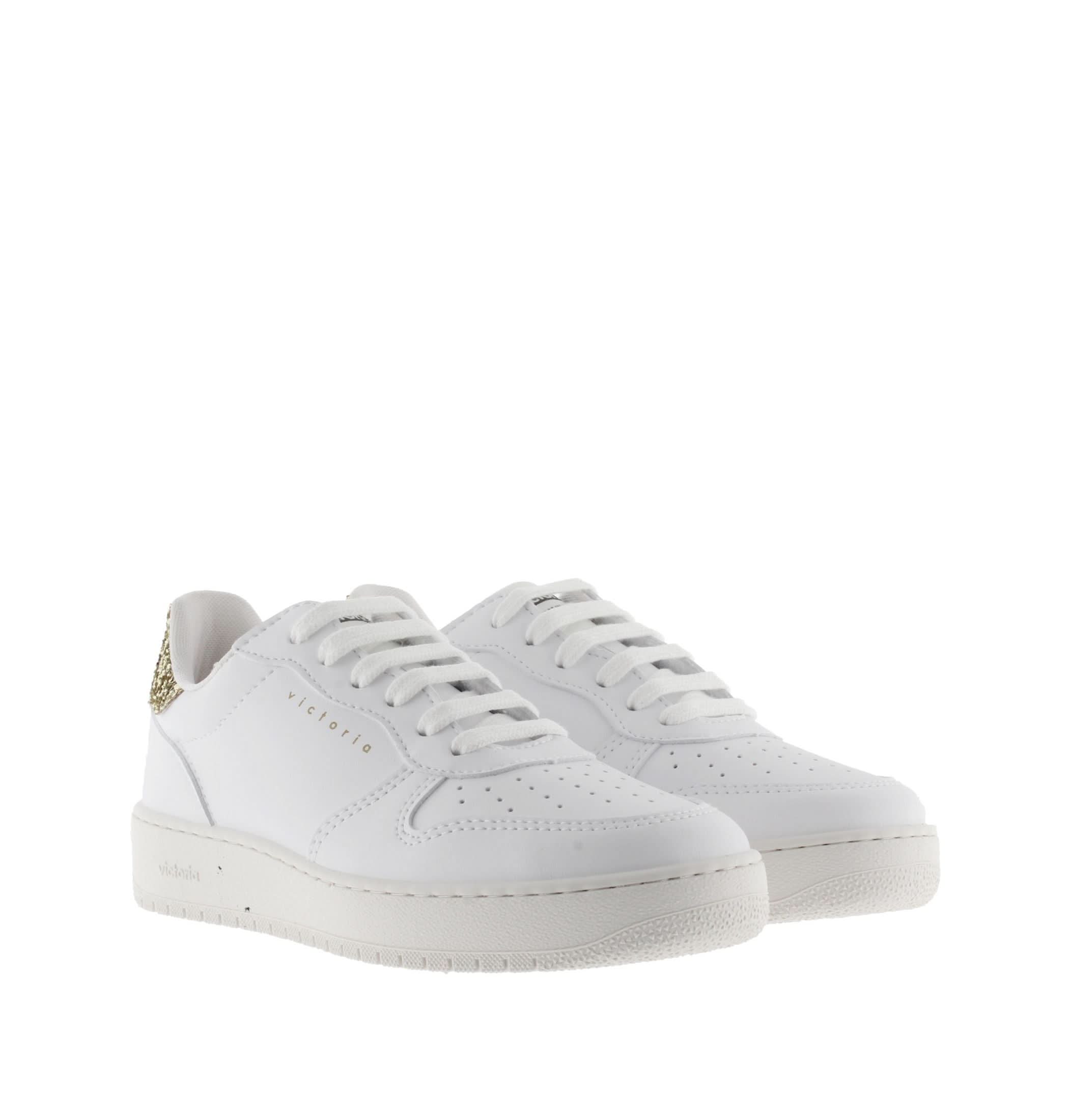 Women's Madrid Faux Leather & Glitter Sneakers - Fashionable Comfort for Casual Wear, Work & Night Out