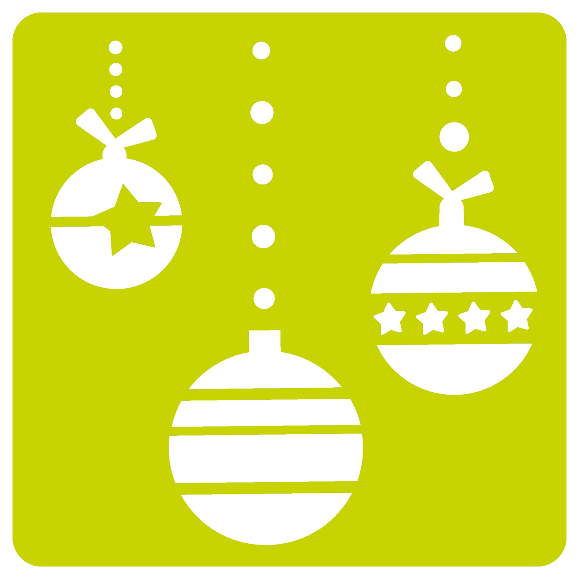 6 Pack Christmas Stencils for DIY Holiday Decorations, Gift Wrapping, and Craft Projects
