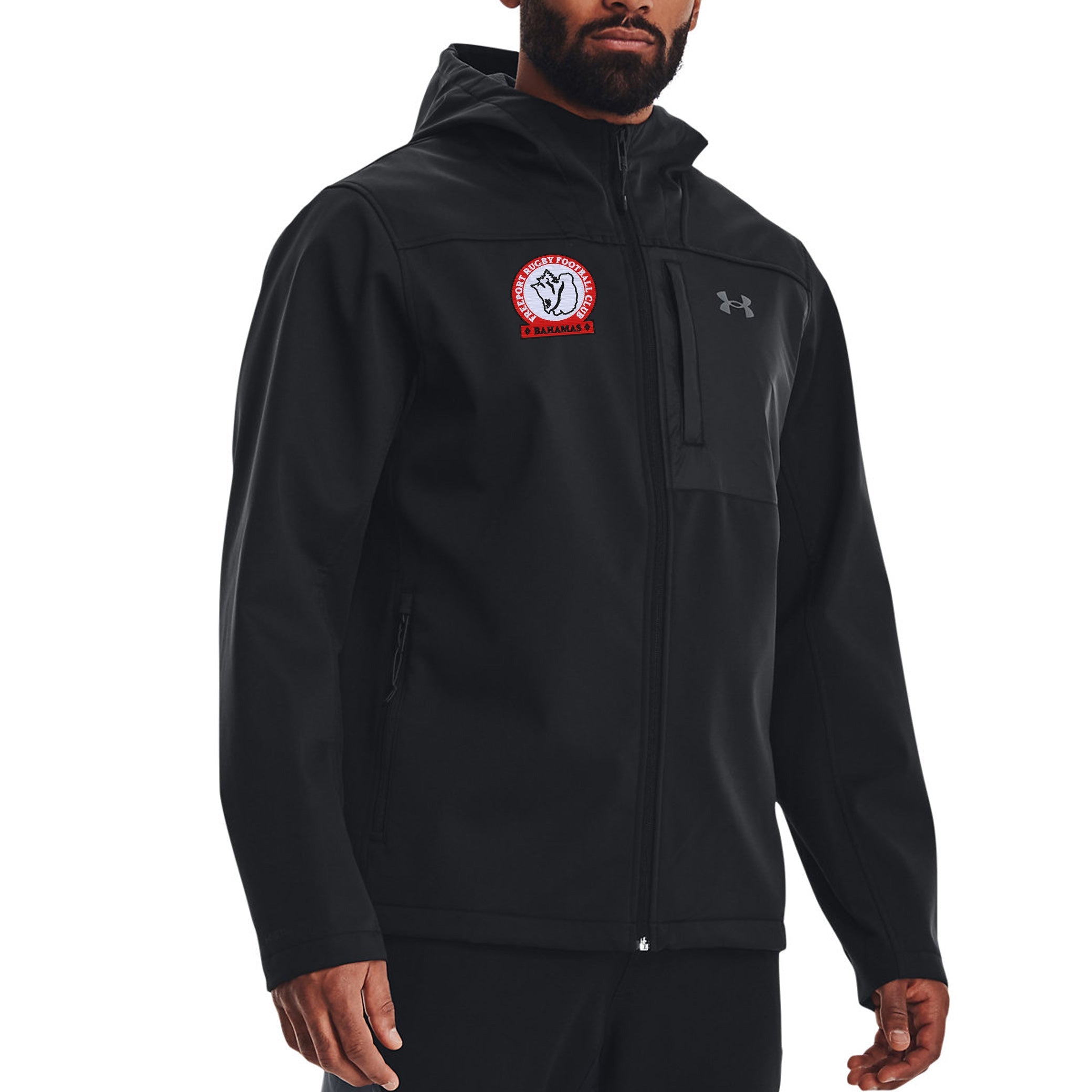 Freeport RFC UA CGI Hooded Jacket - Waterproof Windbreaker for Outdoor Hiking & Urban Streetwear