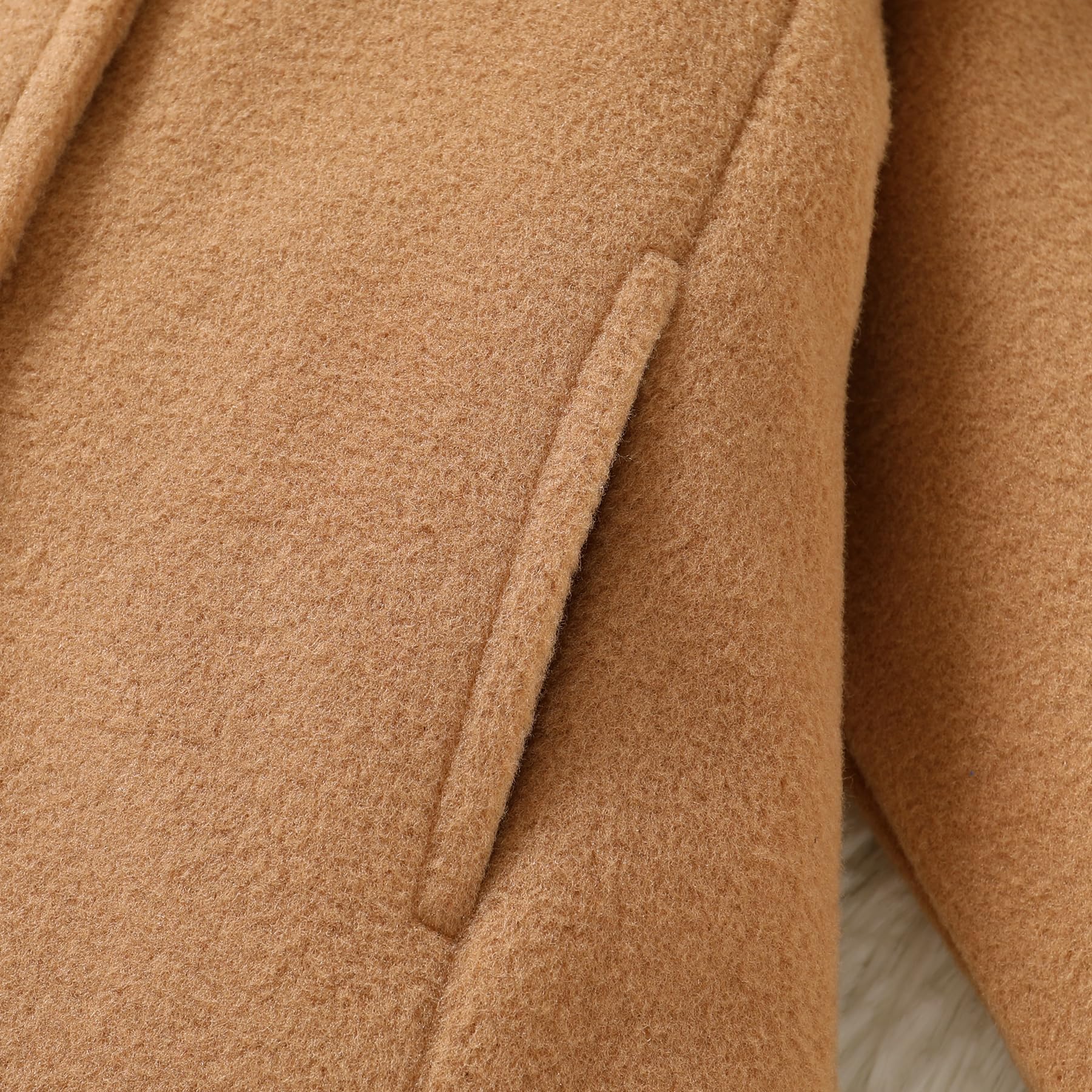 JEELLIGULAR Toddler Baby Girl Winter Coat - Warm Thick Jacket with Button Closure for Fall & Winter Outwear | Perfect for Outdoor Play, School & Holiday Outfits