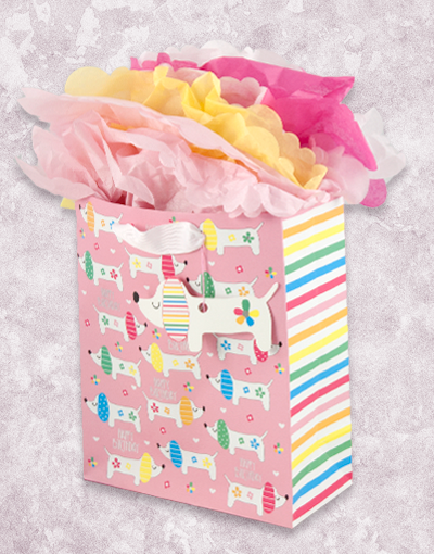 Daisy Dogs Studio Gift Bags - Premium Party Favor Bags for Birthdays, Weddings & Baby Showers | Cute Dog-Themed Gift Packaging
