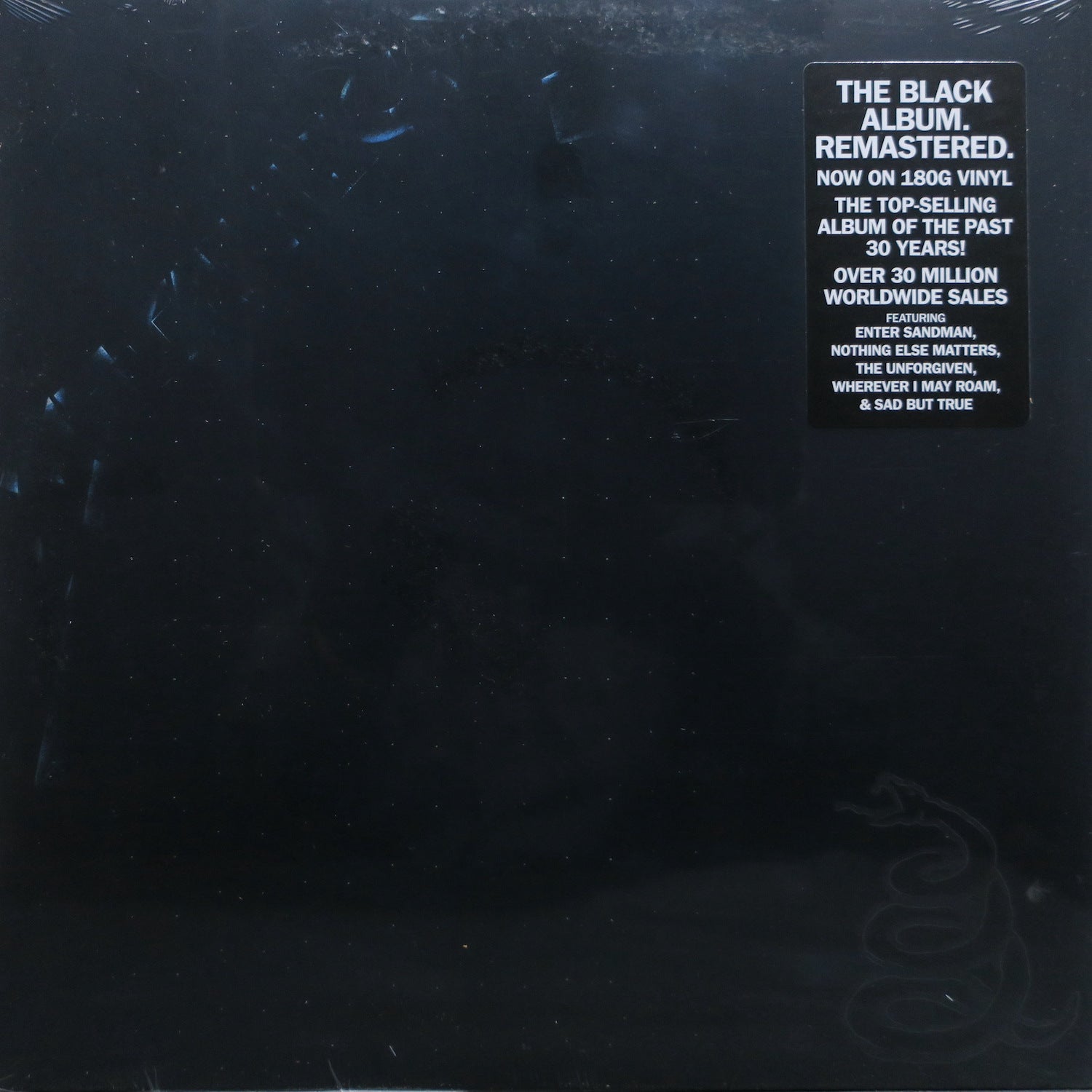 Metallica Black Album 2021 Remastered 180g Vinyl 2LP Record - Limited Edition Heavyweight Vinyl for Audiophiles & Music Collectors | Perfect for Home Listening & Vinyl Collections