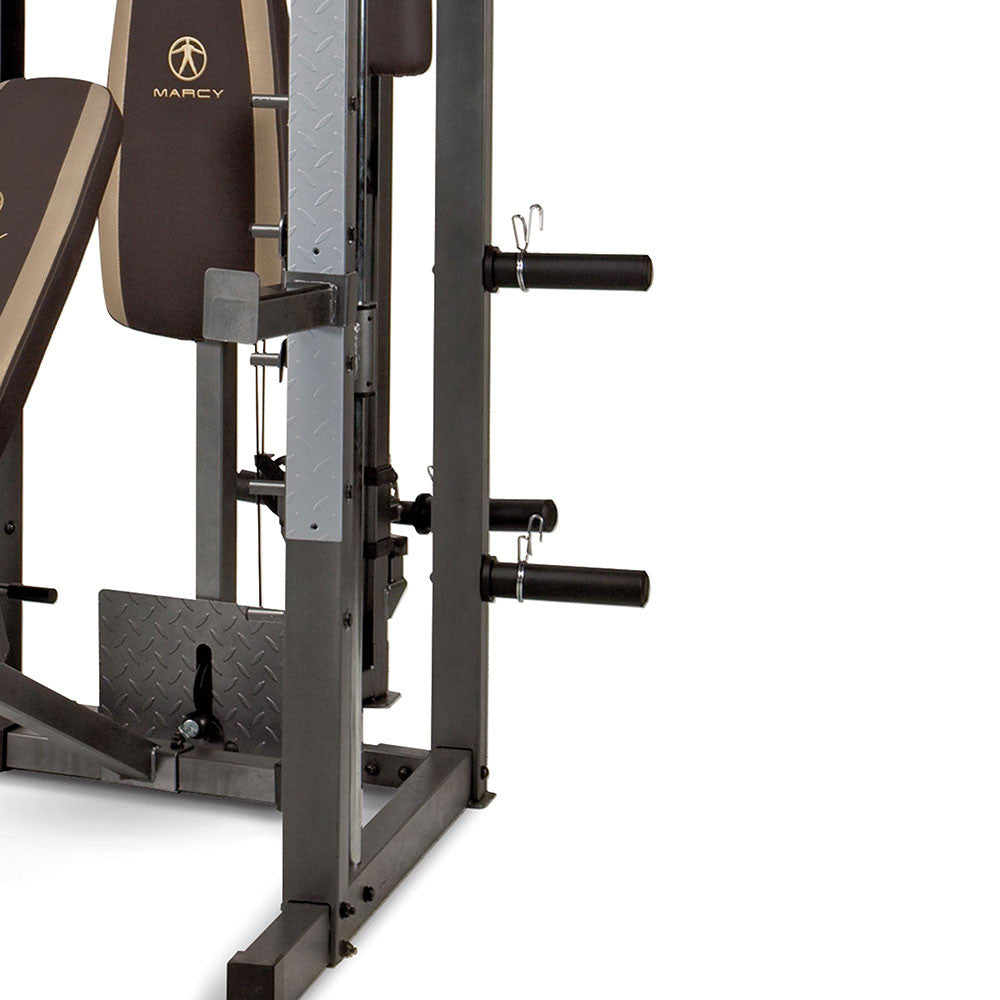 Marcy SM 4008 Smith Machine - Full Body Gym Equipment for Home & Commercial Use | Strength Training & Weightlifting Workout Station for Fitness Enthusiasts