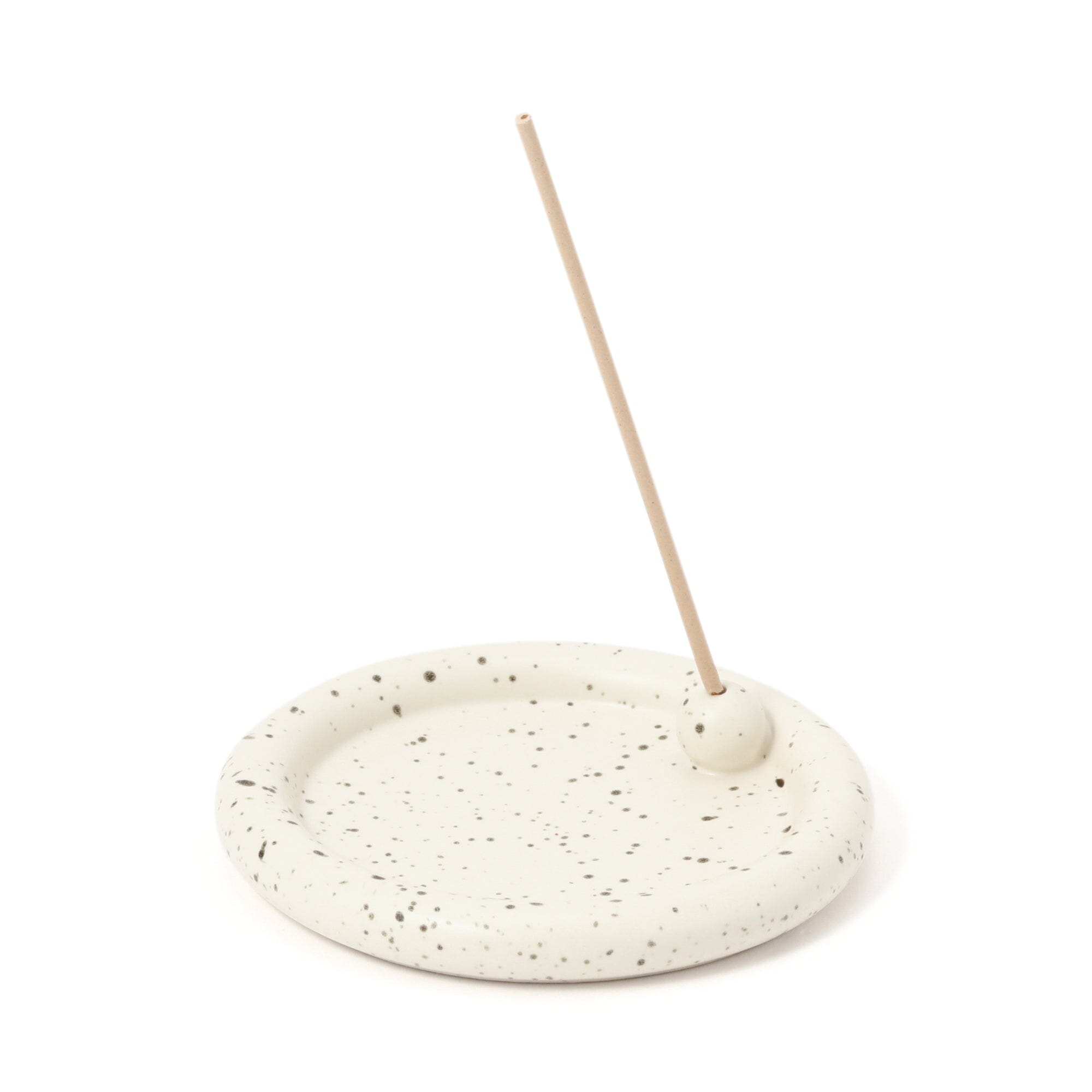 Elegant Ivory Tea Incense Holder - Handcrafted Ceramic Aromatherapy Burner for Relaxation, Meditation & Home Decor