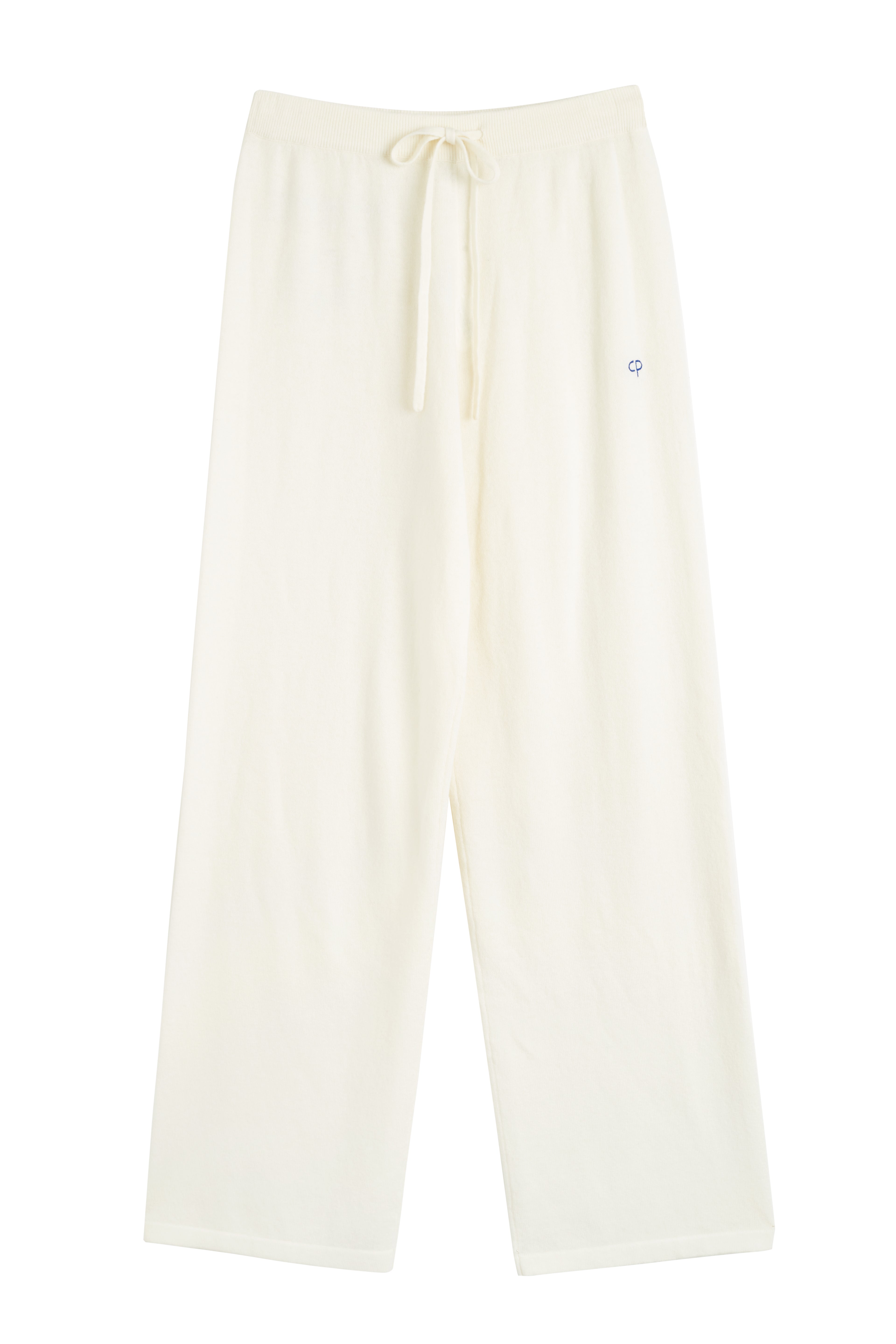 Premium Cream Wool Cashmere Snoopy Print Nautical Wide Leg Lounge Pants - Cozy Winter Loungewear for Women, Perfect for Home Relaxation & Casual Outings