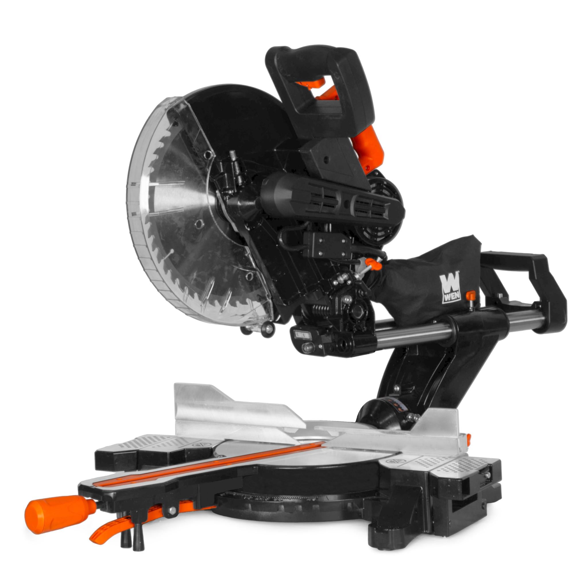 WEN MM1213 15 Amp 12-Inch Dual Bevel Sliding Compound Miter Saw with Laser Guide | Perfect for Woodworking, Crown Molding & DIY Projects