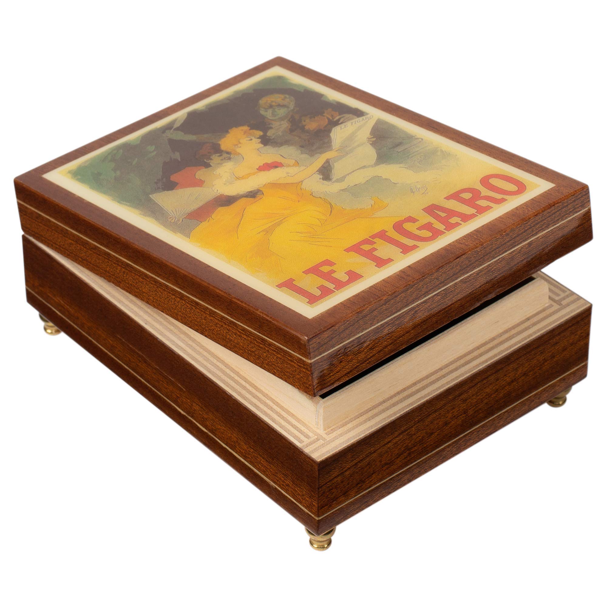 Exquisite Figaro Opera Music Jewelry Box - Plays Mozart's Enchanting 'Le Nozze di Figaro' Aria | Perfect Gift for Classical Music Lovers & Jewelry Storage