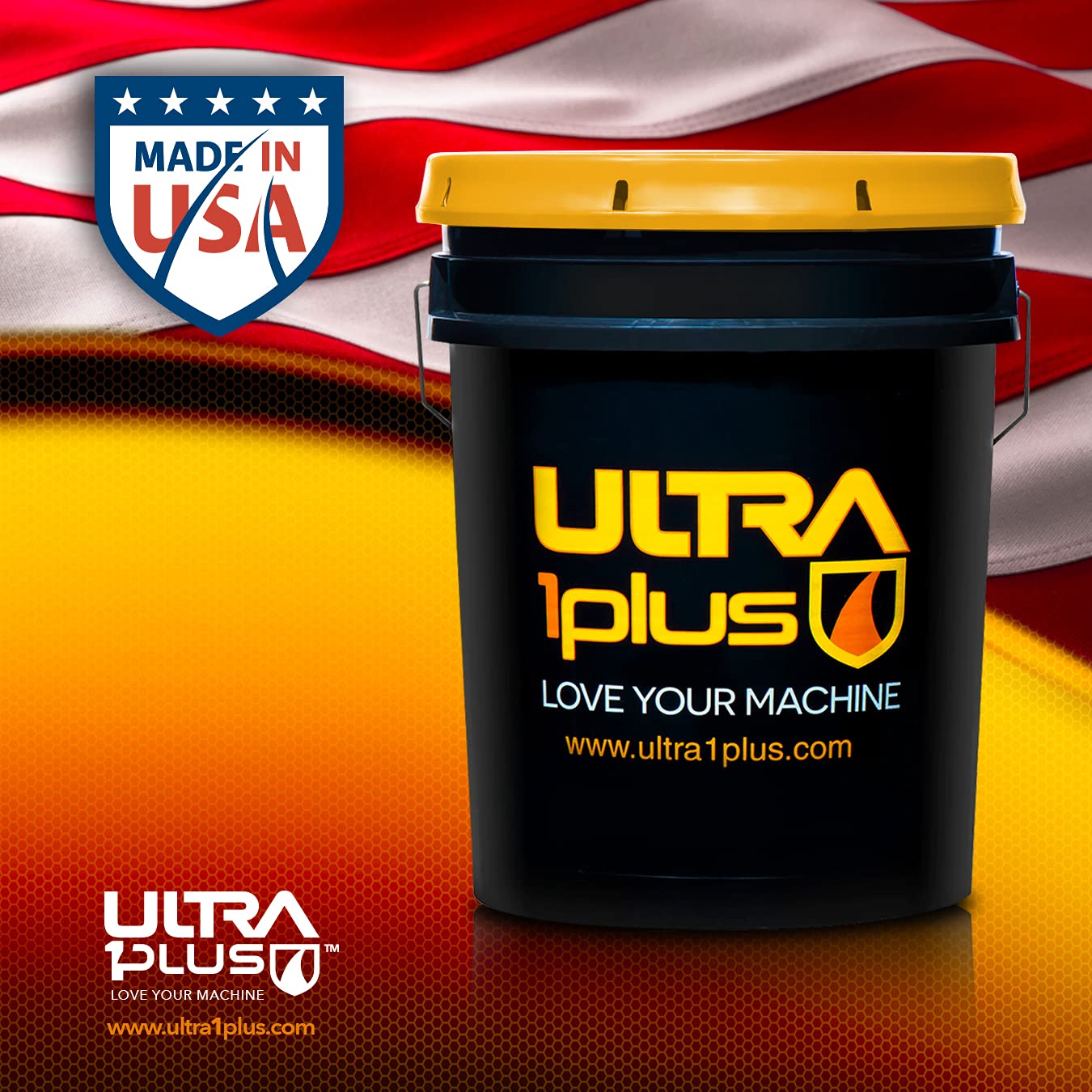 Ultra1Plus SAE 5W-40 Full Synthetic 4T Motorcycle Engine Oil - API SN JASO MA2 Certified - 5 Gallon Pail - Ideal for High-Performance Motorcycles, ATVs & Dirt Bikes