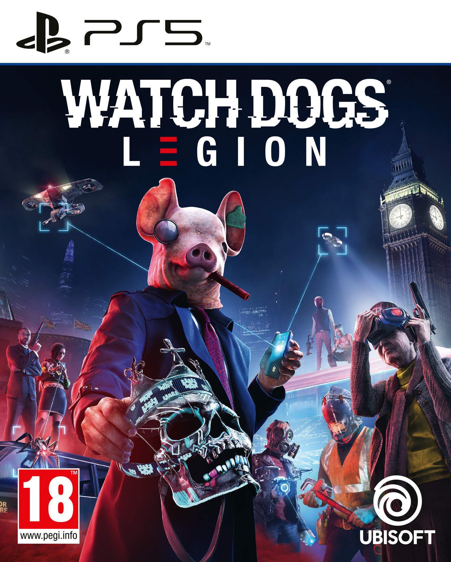 Watch Dogs Legion PS5 Game - Open World Action Adventure for PlayStation 5 | Hack, Fight & Explore Futuristic London | Perfect for Solo & Multiplayer Gaming