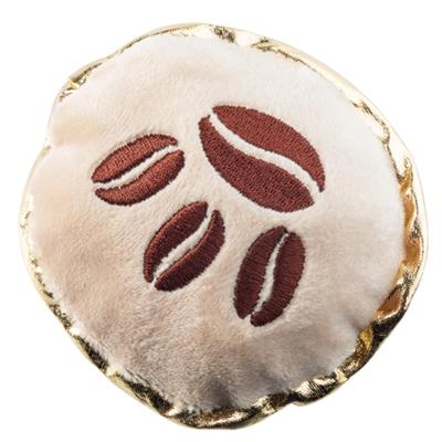 Premium Espresso Muttini Dog Toy - Chew-Resistant Plush Puppy Toy for Small & Medium Dogs - Perfect for Playtime, Training & Cuddling at Home or Outdoors