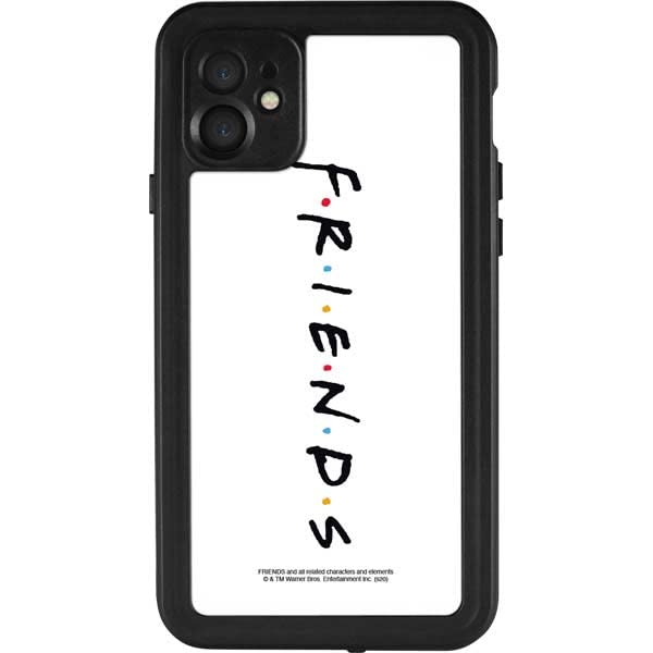 **Waterproof iPhone 11 Case - Officially Licensed Warner Bros Friends Design - Durable Protection for Swimming, Beach & Outdoor Activities**