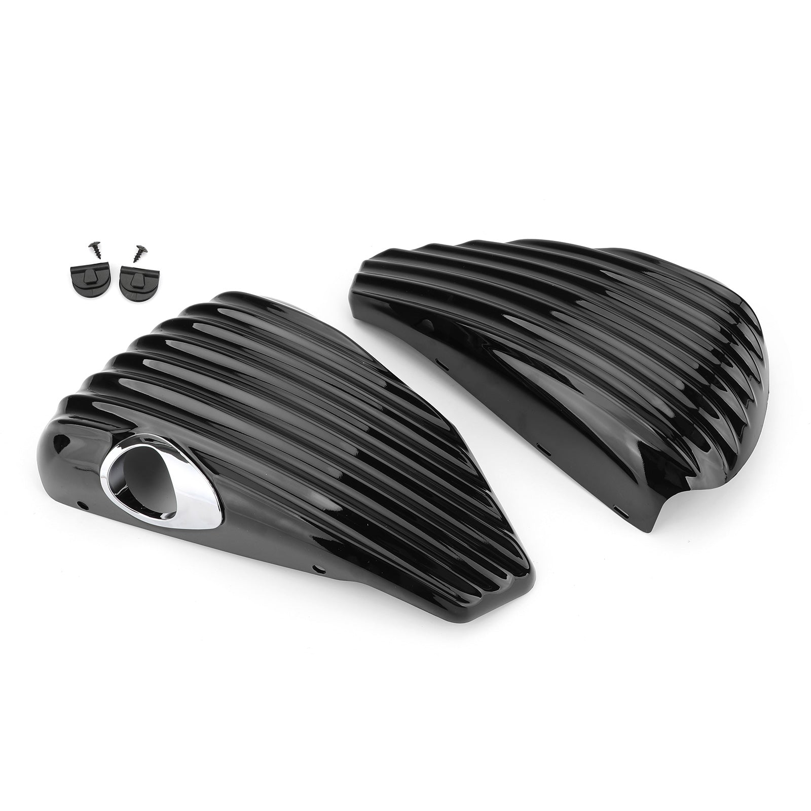 1 Pair Replacement Battery Side Cover for Harley Davidson Sportster 2004-2013 XL883 XL1200 (883cc & 1200cc Models) - Durable Motorcycle Accessories for Road Trips & Custom Bike Builds