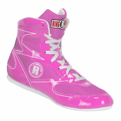 Ringside Diablo Boxing Shoes for Men & Women - Lightweight Pink Training Shoes for Boxing, MMA, Kickboxing - Perfect for Gym Workouts & Sparring Sessions