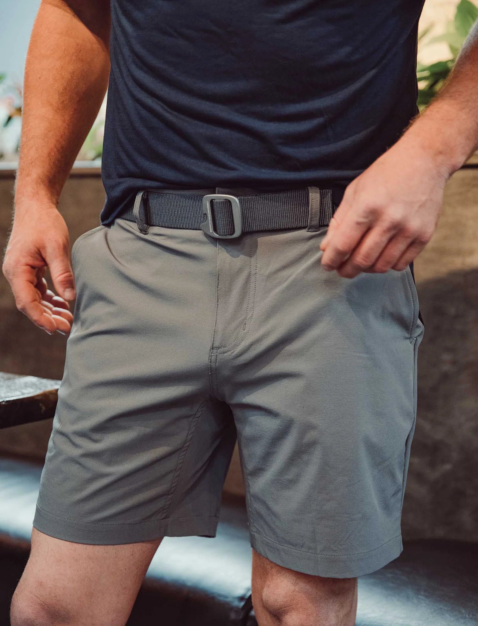 Mountain Khaki Waterrock Shorts - Men's Outdoor Hiking & Travel Shorts for Adventure & Casual Wear