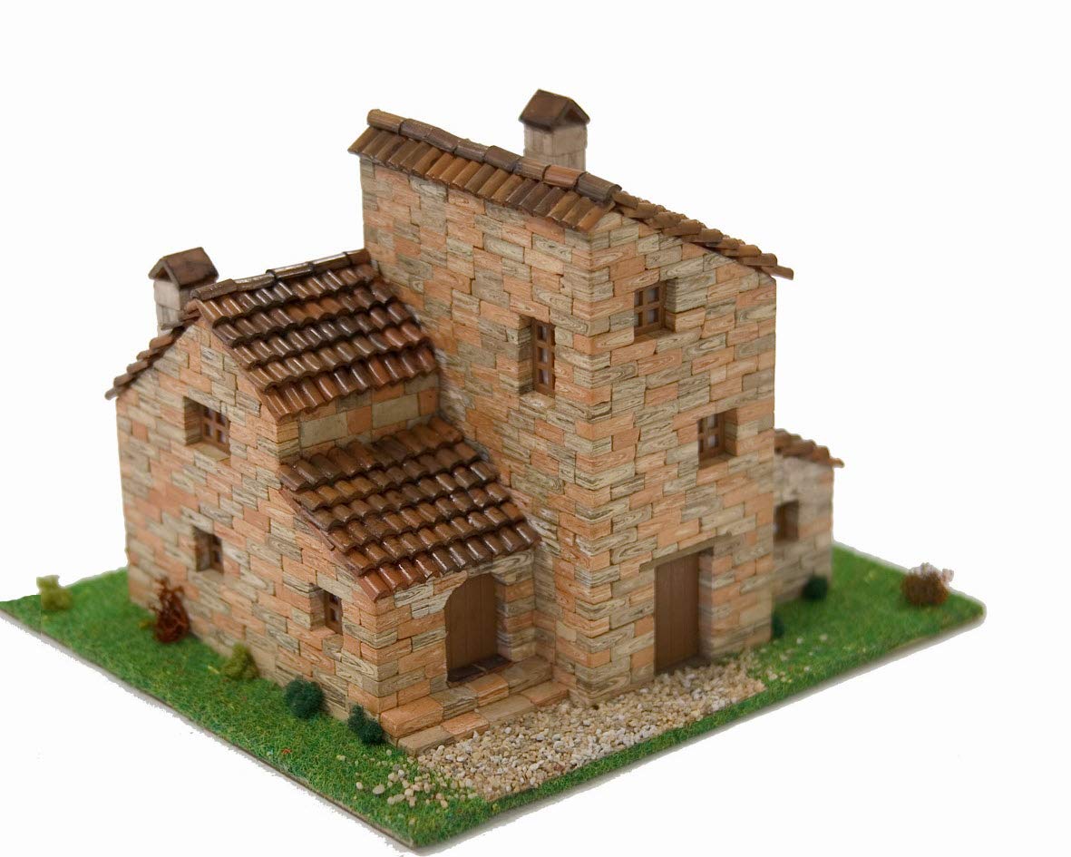 1:87 Scale Ceramic Building Construction Kit - Miniature Rural House Model for Hobbyists, Collectors & Train Enthusiasts | Perfect for Model Railroads, Dioramas & Architectural Displays