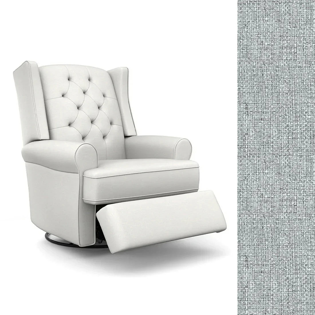 Best Finley Power Swivel Recliner Chair - Ergonomic Leather Lounge Chair with Massage & Heat - Perfect for Living Room, Home Theater & Office Relaxation