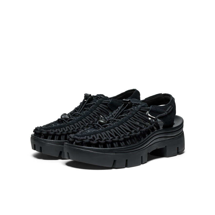 Unisex UNEEK PLT Sneakers - Black/Black | Comfortable & Stylish for Walking, Running & Casual Wear