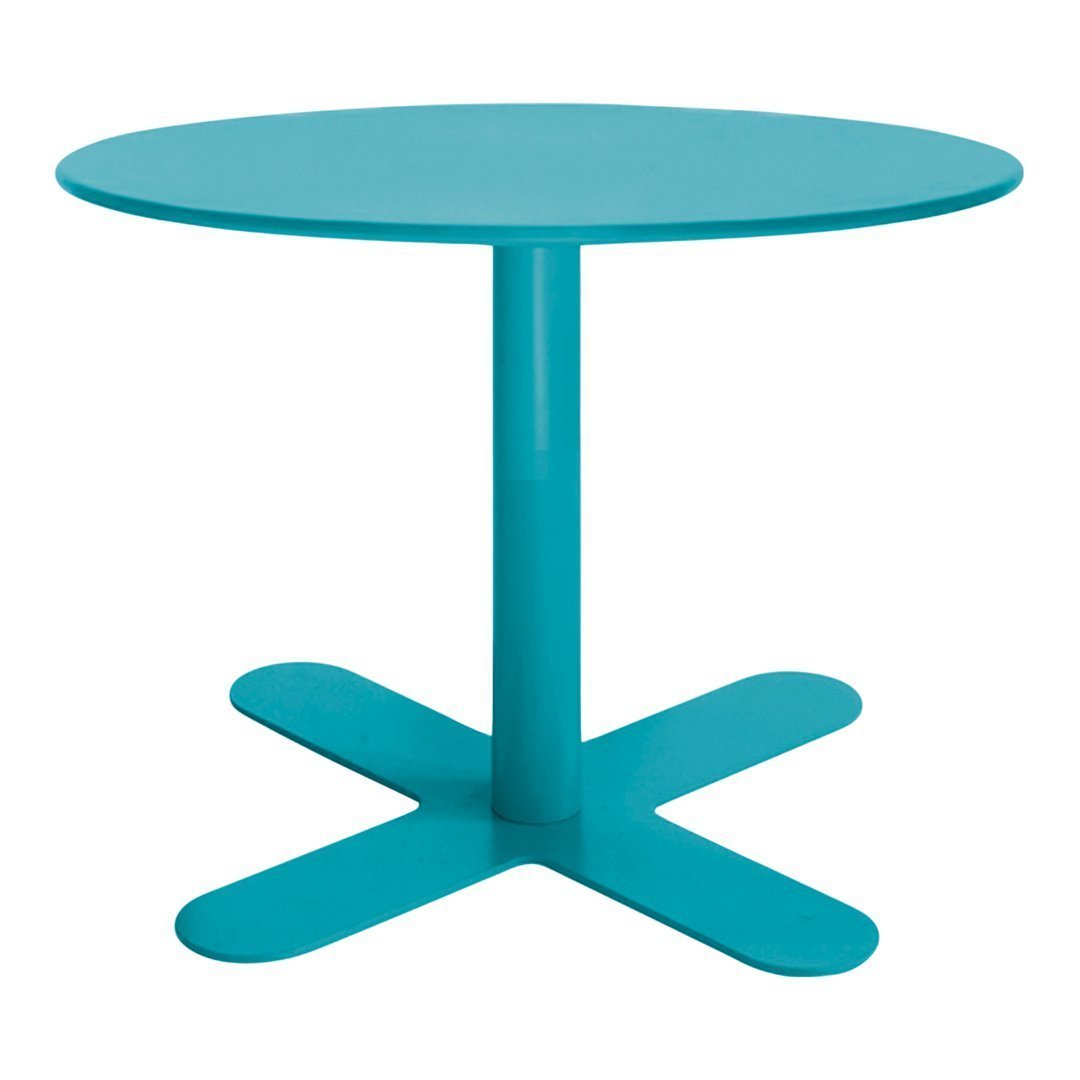 Antibes Round Side Table - Modern Accent End Table for Living Room, Bedroom & Office - Small Round Coffee Table with Sturdy Metal Base - Perfect for Home Decor & Small Spaces