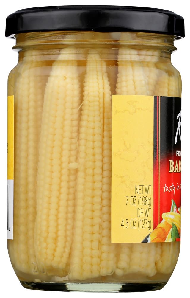 Reese Baby Corn 7 OZ (Pack of 24) - Sweet Mini Corn Cobs - Perfect for Salads, Soups, and Healthy Snacks - Canned Vegetables for Quick Meals