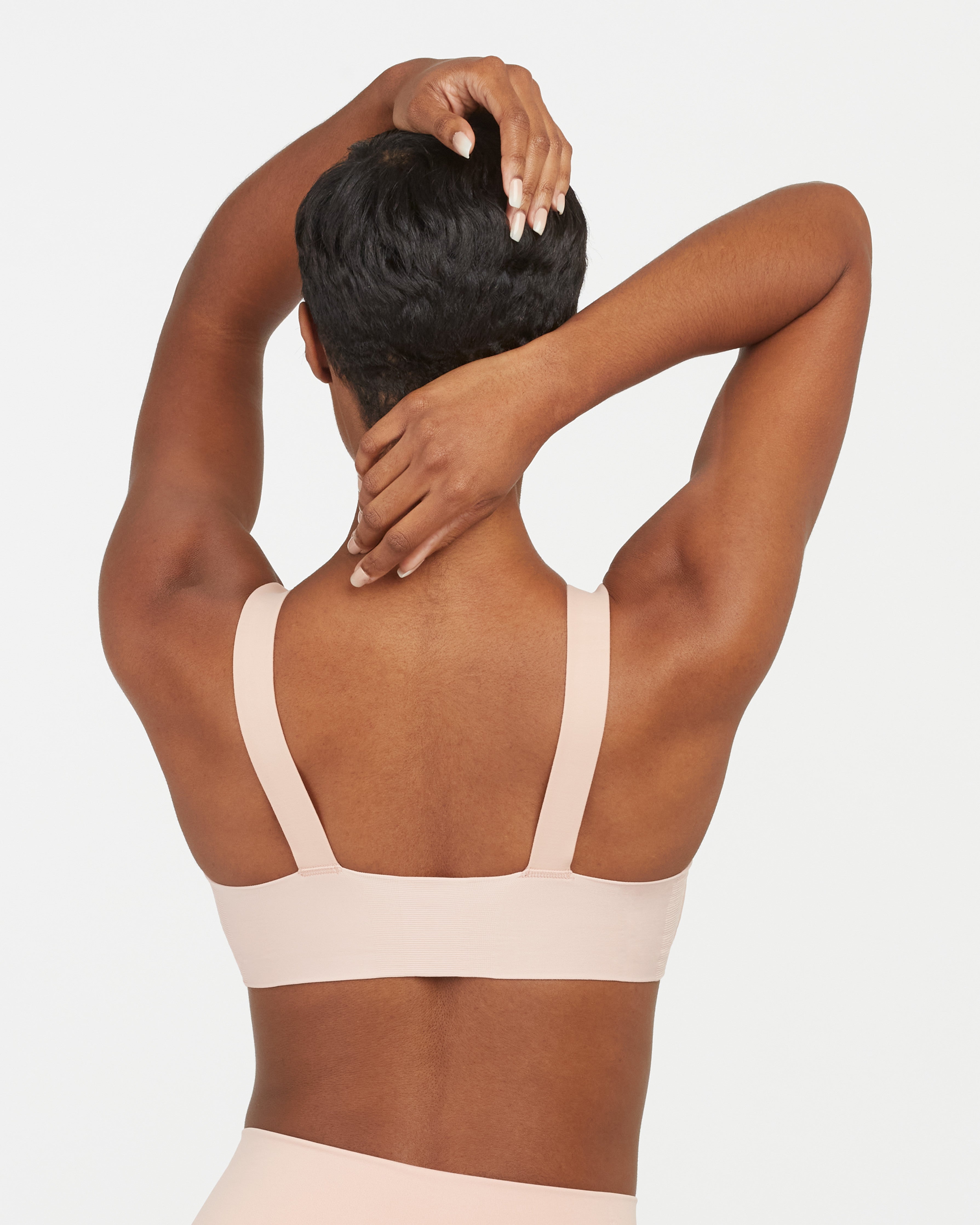 SPANX Smooth Comfort Unlined Bralette - Wireless Seamless Bra for Everyday Wear & Lounge - Perfect for Yoga, Work from Home & Relaxation
