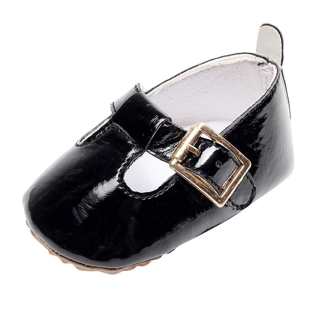Toddler Girls Patent Leather Casual Shoes for First Walk - Play & Outings