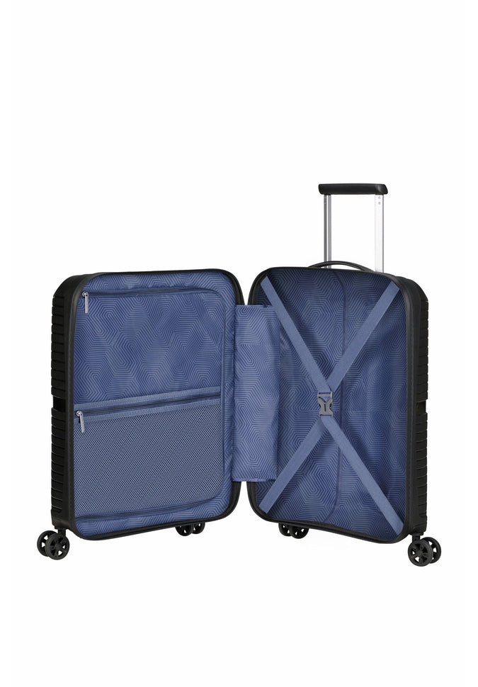 American Tourister Airconic Spinner Frontload Carry On Luggage - Lightweight Expandable Suitcase for Travel, Business Trips & Weekend Getaways
