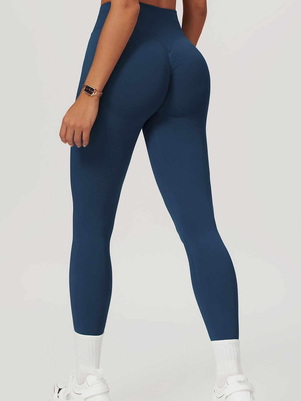 ZASUWA Women's High Waisted Seamless Scrunch Butt Lifting Leggings - Perfect for Yoga, Gym Workouts & Everyday Wear