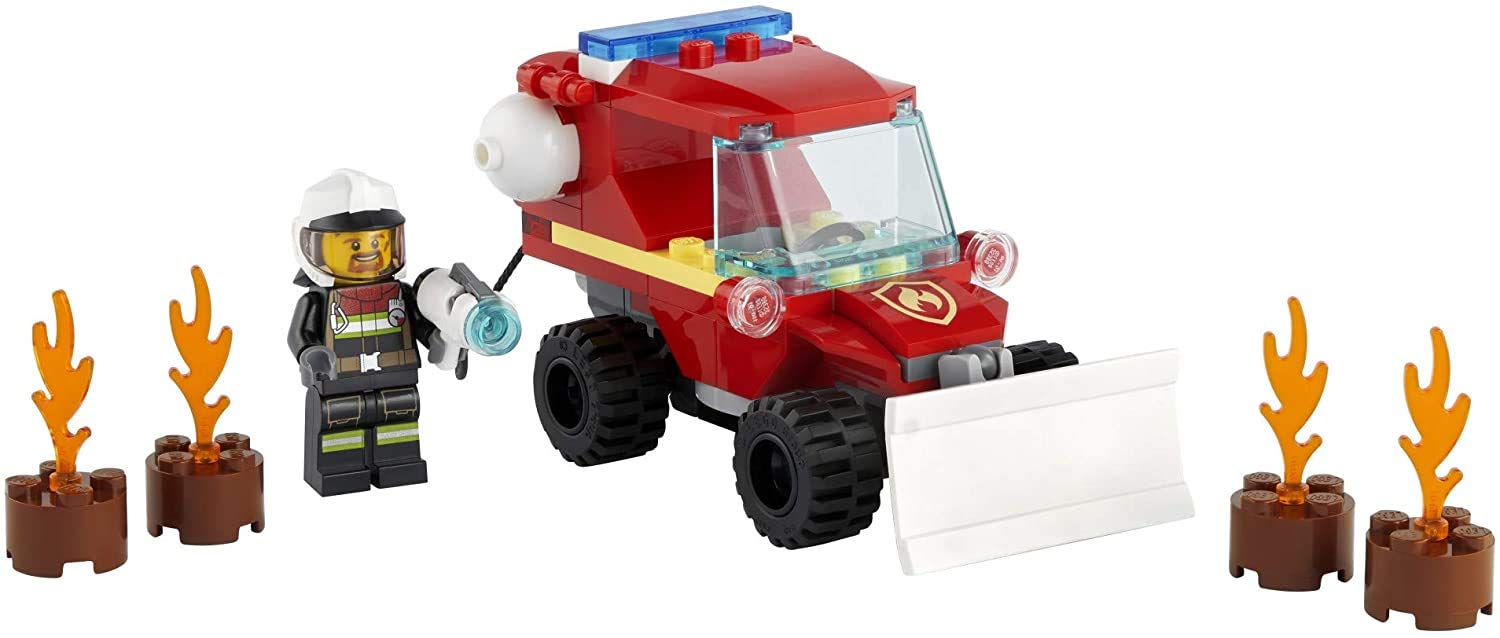 LEGO City Fire Hazard Truck 60279 Building Kit - 87 Piece Firefighter Toy Set for Kids, STEM Learning Construction Blocks, Creative Play Gift for Boys & Girls Ages 5+ | Birthday, Christmas, Pretend Play Scenarios
