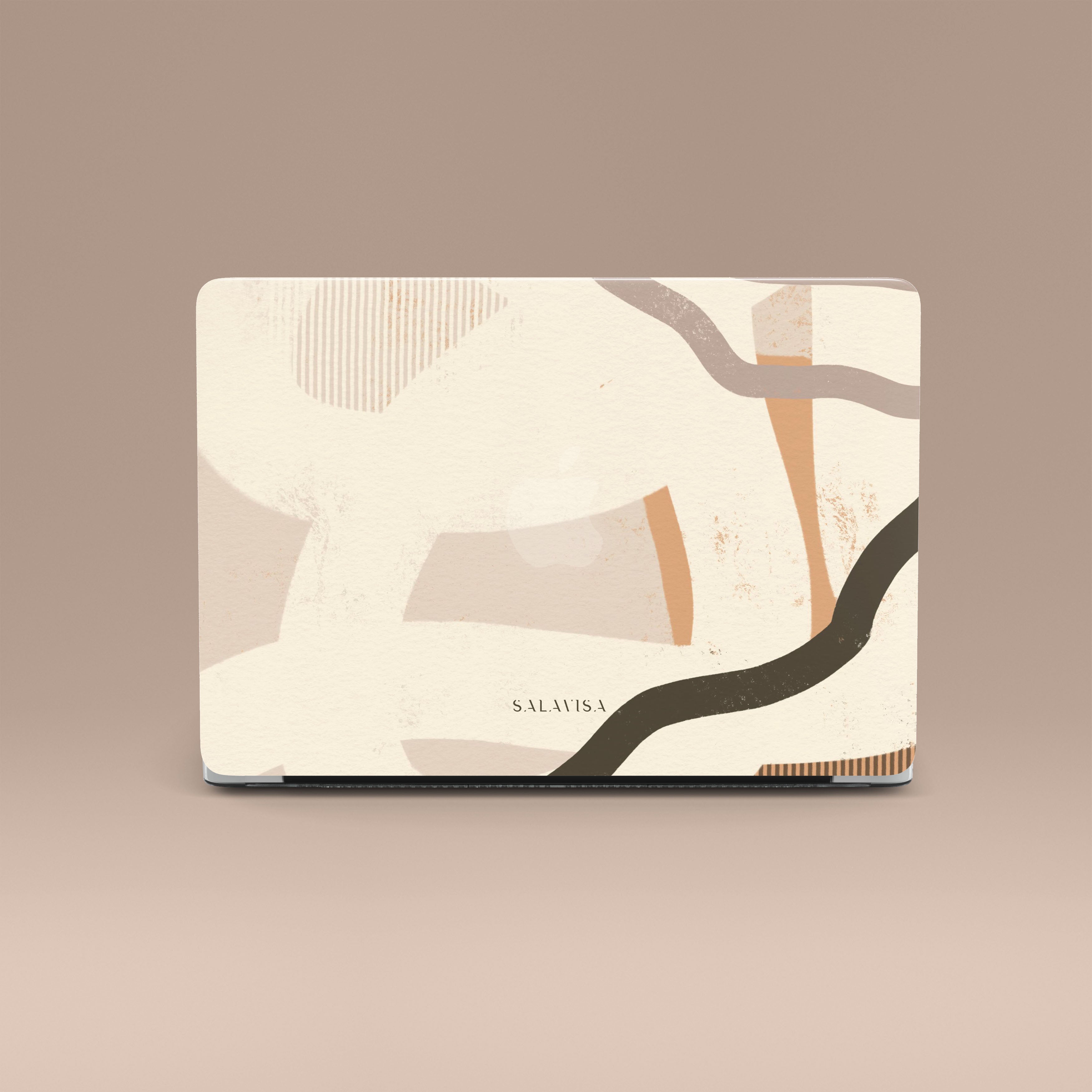 Organic Coffee-Themed MacBook Case - Eco-Friendly Laptop Cover for MacBook Air & Pro - Perfect for Coffee Lovers & Office/Home Use