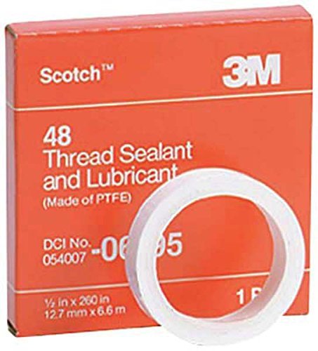 3M PTFE Thread Sealant Tape - 1/2