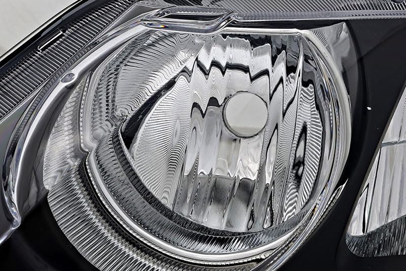 2006-2008 Honda Civic Sedan Headlight Assembly Kit - Halogen Headlamp Replacement for Driver & Passenger Side | Perfect for Night Driving & Road Safety