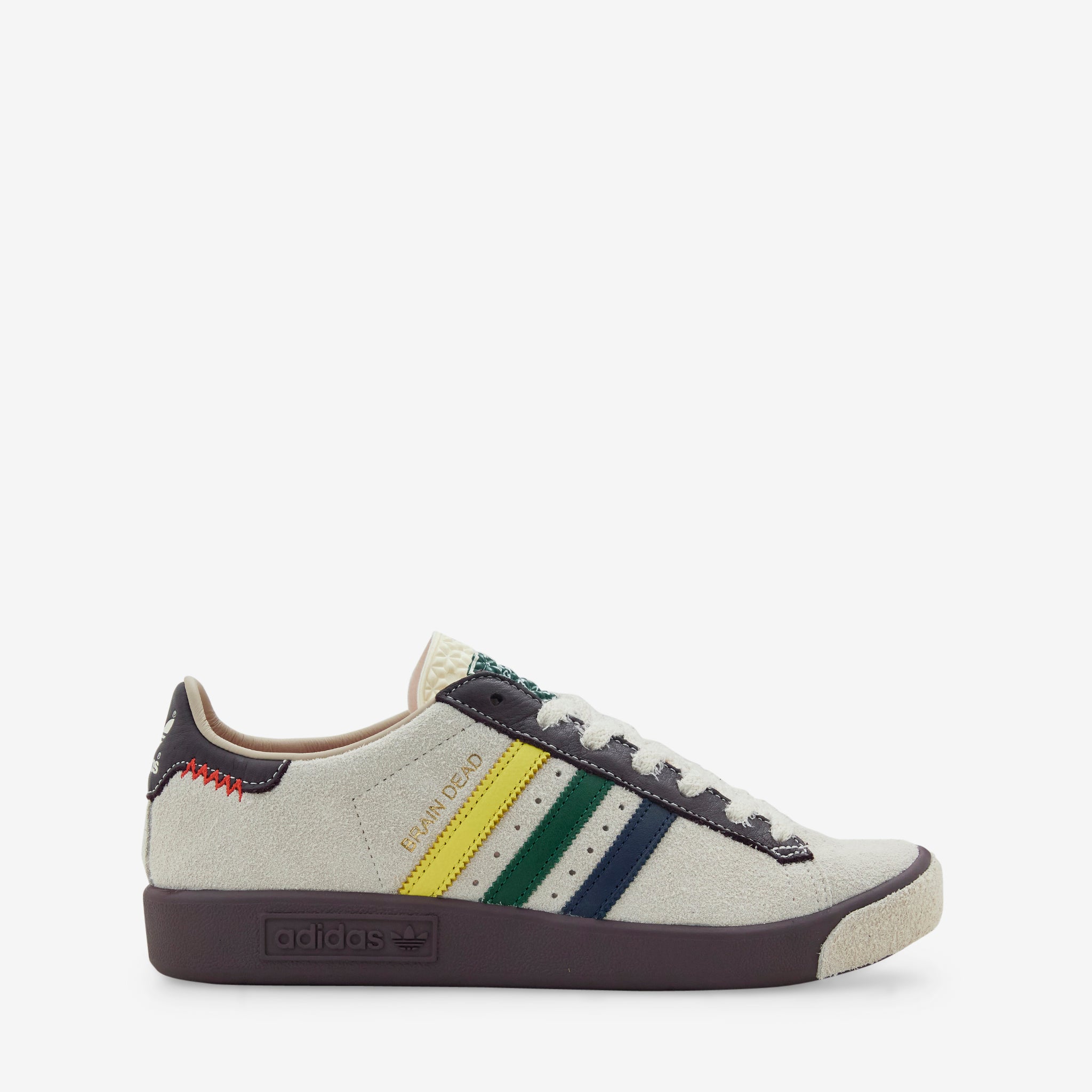 Brain Dead x Forest Hills Cream White & Night Red Sneakers | Pantone Colorway | Streetwear Fashion for Urban Style & Casual Wear