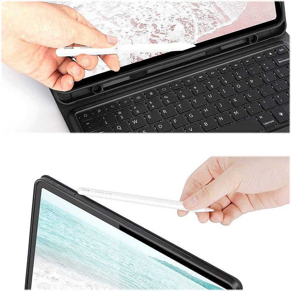Sahara Keyboard Folio Case for iPad Pro 12.9 (4th/5th/6th Gen 2020-2022) - Slim Protective Cover with Backlit Keys | Perfect for Work, Study & Travel | Black (Model TB00039)