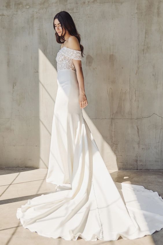 Jenny Yoo Angelica Gown - Elegant Wedding Dress for Brides | Perfect for Church Ceremonies & Formal Events
