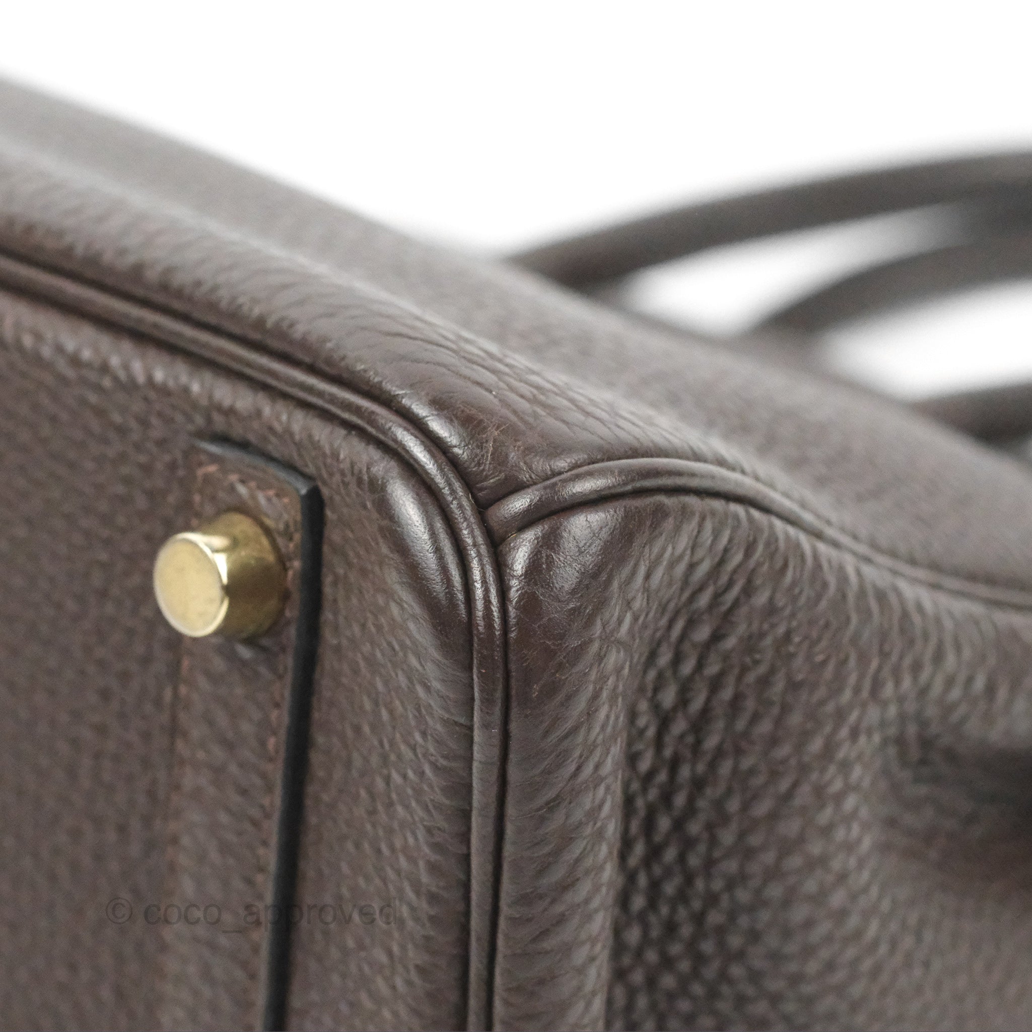Authentic Hermes Birkin 25 Handbag in Chocolate Brown with Gold Hardware - Luxury Leather Tote Bag for Women, Perfect for Work, Travel & Special Occasions