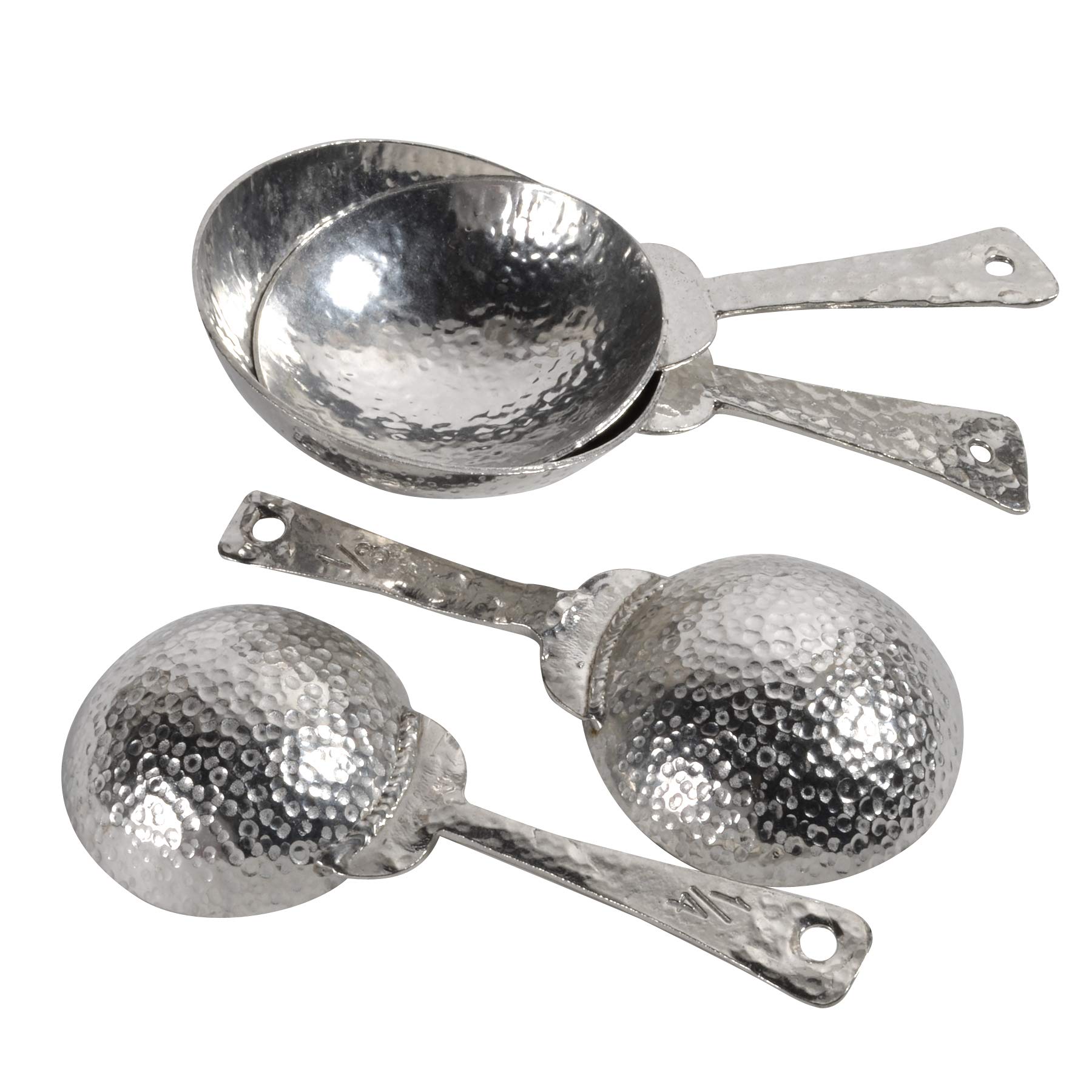 Premium Crosby & Taylor Roman Pewter Measuring Cups and Spoons Set - 18-Piece Stainless Steel Kitchen Essentials for Baking & Cooking - Perfect Gift for Home Chefs & Bakers