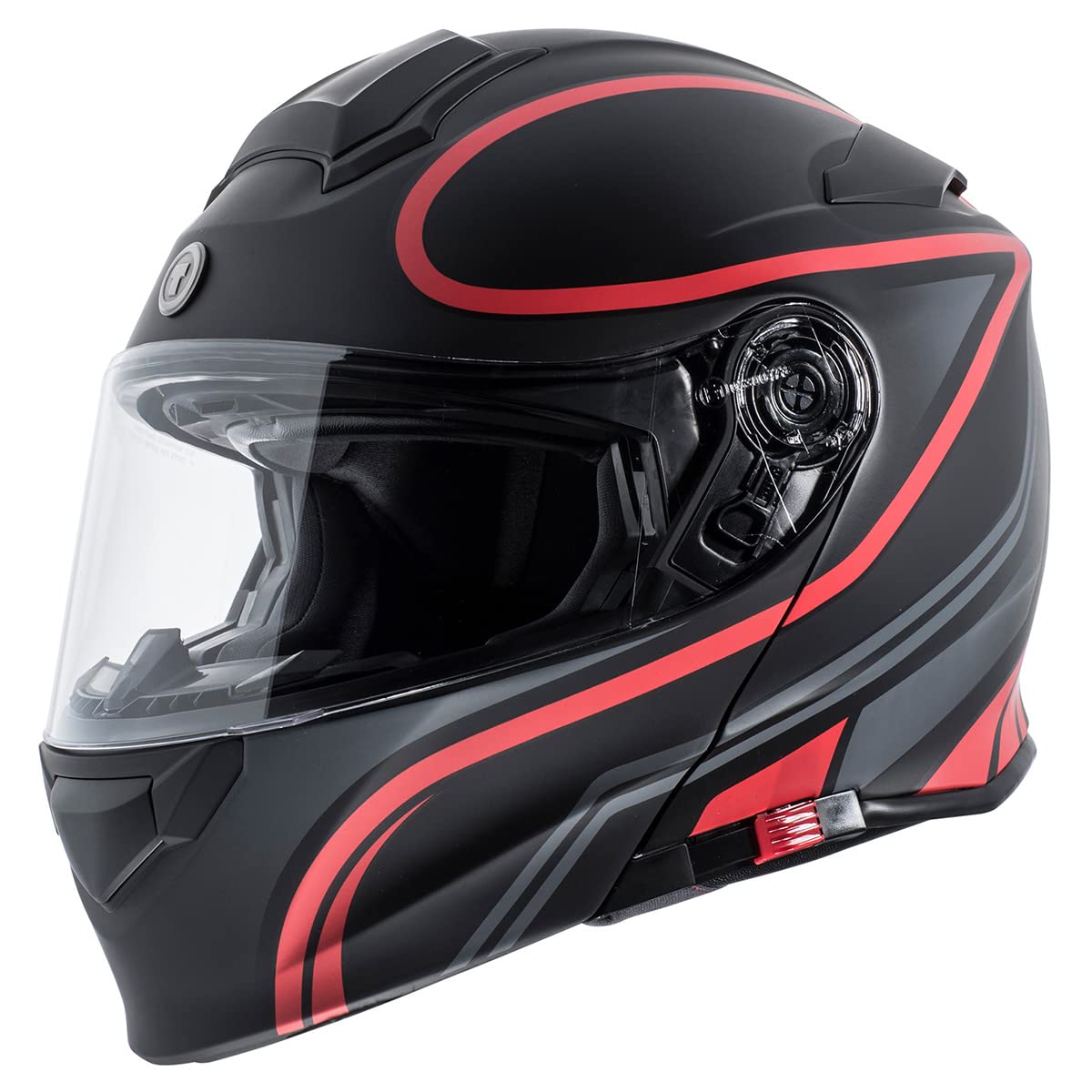 TORC T28 Unisex Full Face Motorcycle Helmet with Graphic Vapor Design - Lightweight DOT Approved for Street Biking & Cruiser Riding