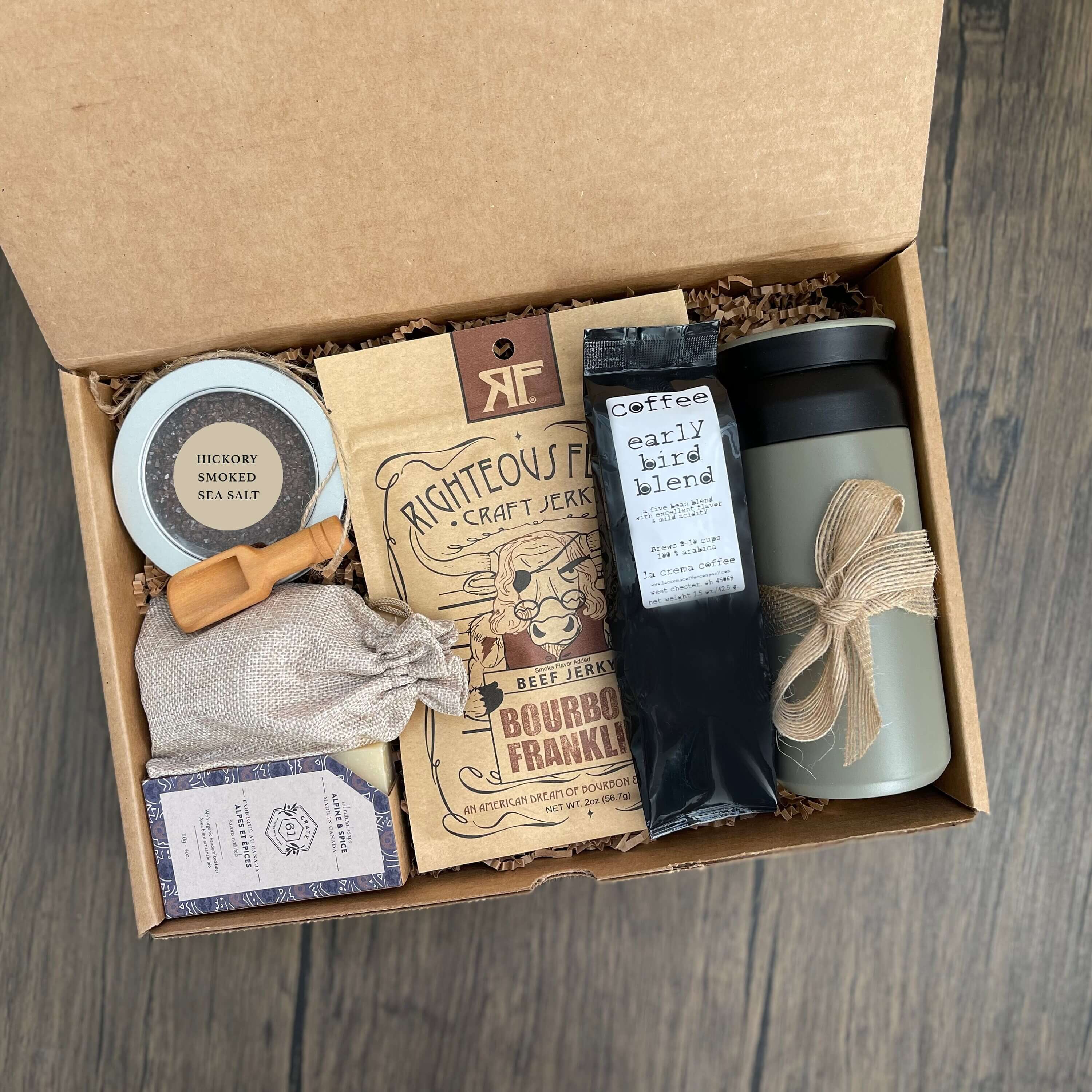 Personalized Coffee Lovers Gift Box Set for Men - Hygge Inspired Coffee Gift Set for Birthday, Anniversary & Holidays | Perfect for Home, Office & Coffee Enthusiasts