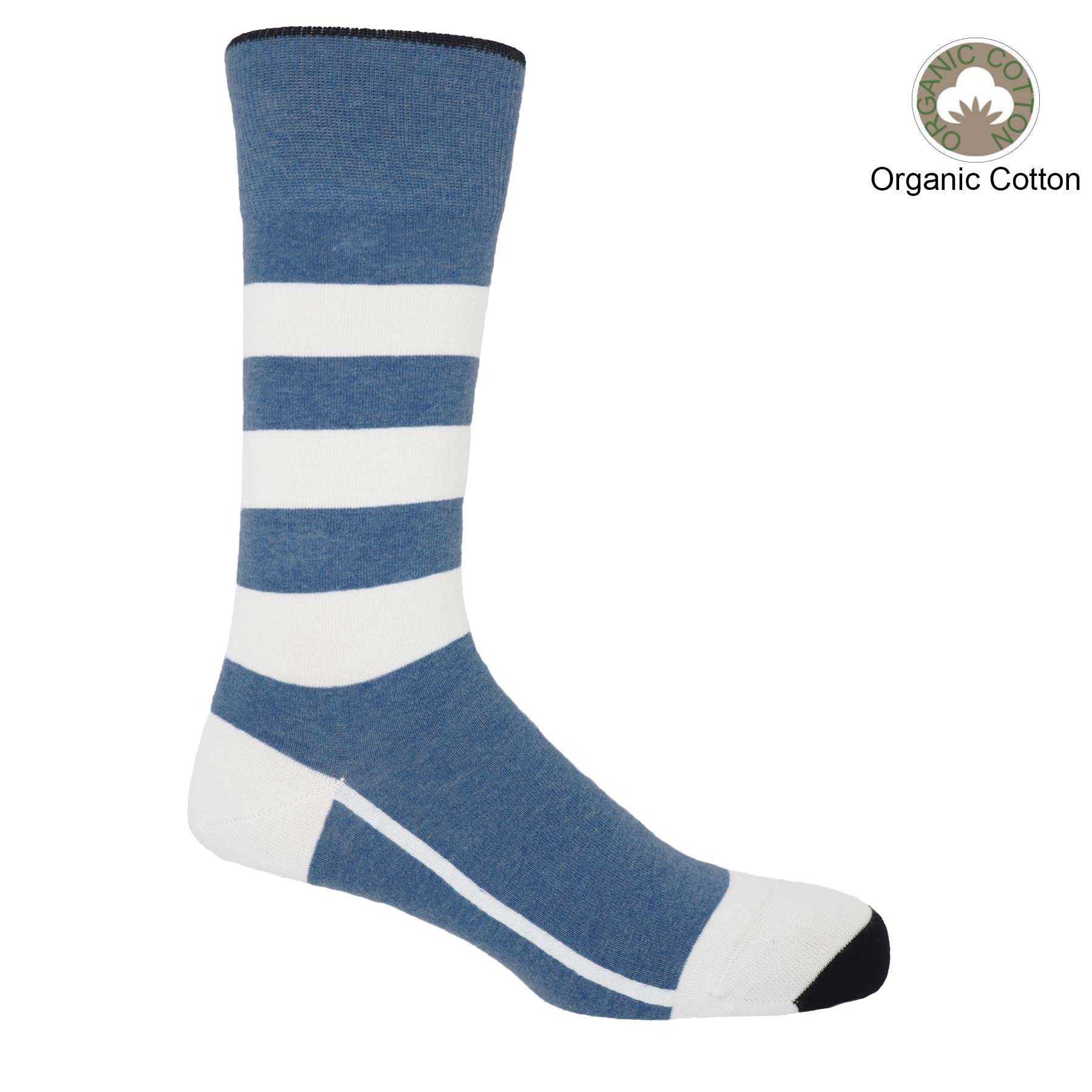Equilibrium Men's Organic Cotton Socks 6-Pack | Soft Breathable Comfortable Ankle Socks for Everyday Wear, Gym & Outdoor Activities | Multiple Colors