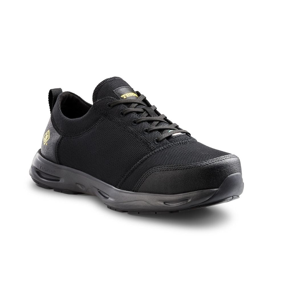 **Terra Litescape Unisex TR0A4NSKBLK Composite Toe Athletic Safety Shoes - Black - Lightweight Work Shoes for Construction, Warehouse & Industrial Use**