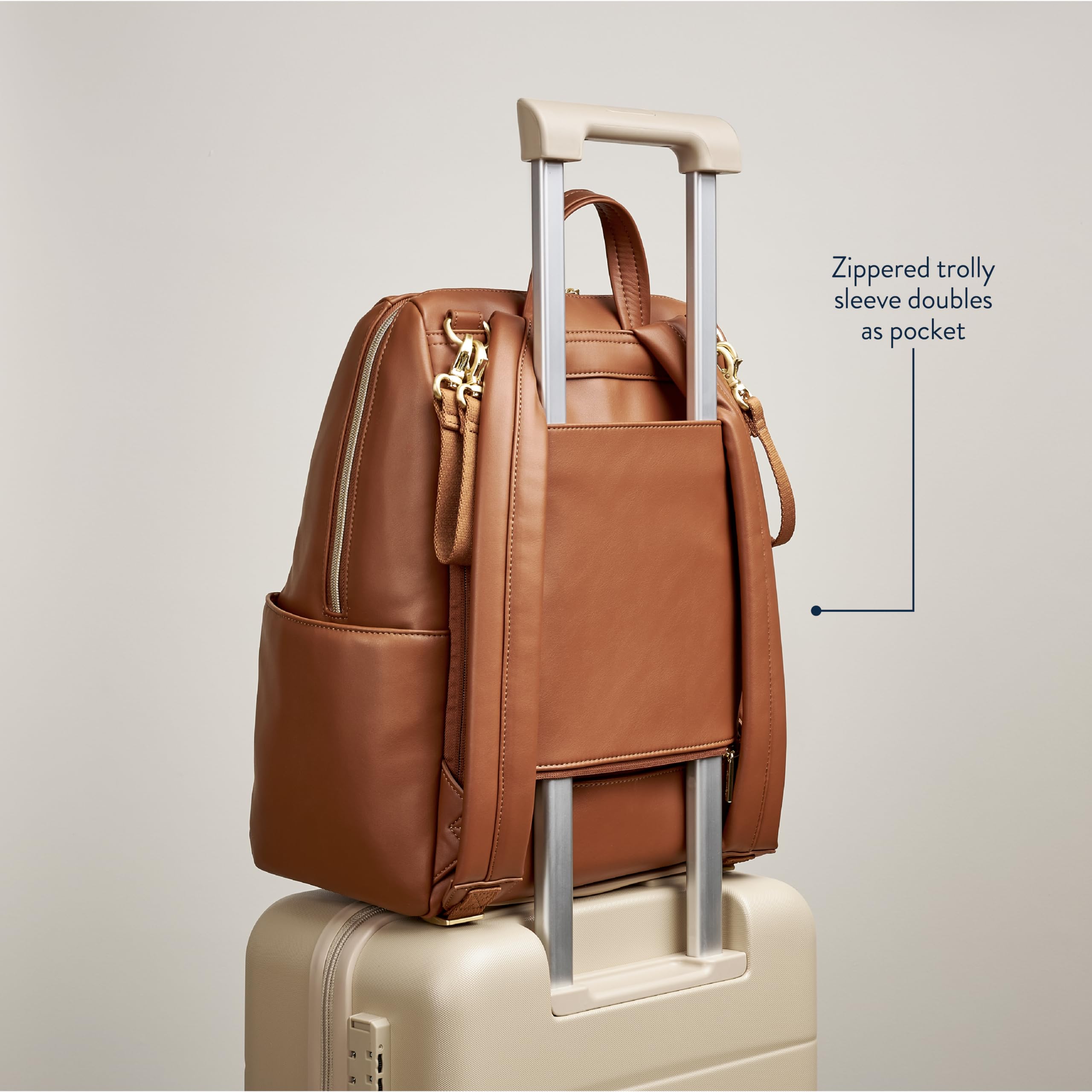 Itzy Ritzy Eras Diaper Backpack - 15 Pockets, Changing Pad, Stroller Straps for Travel & Outings