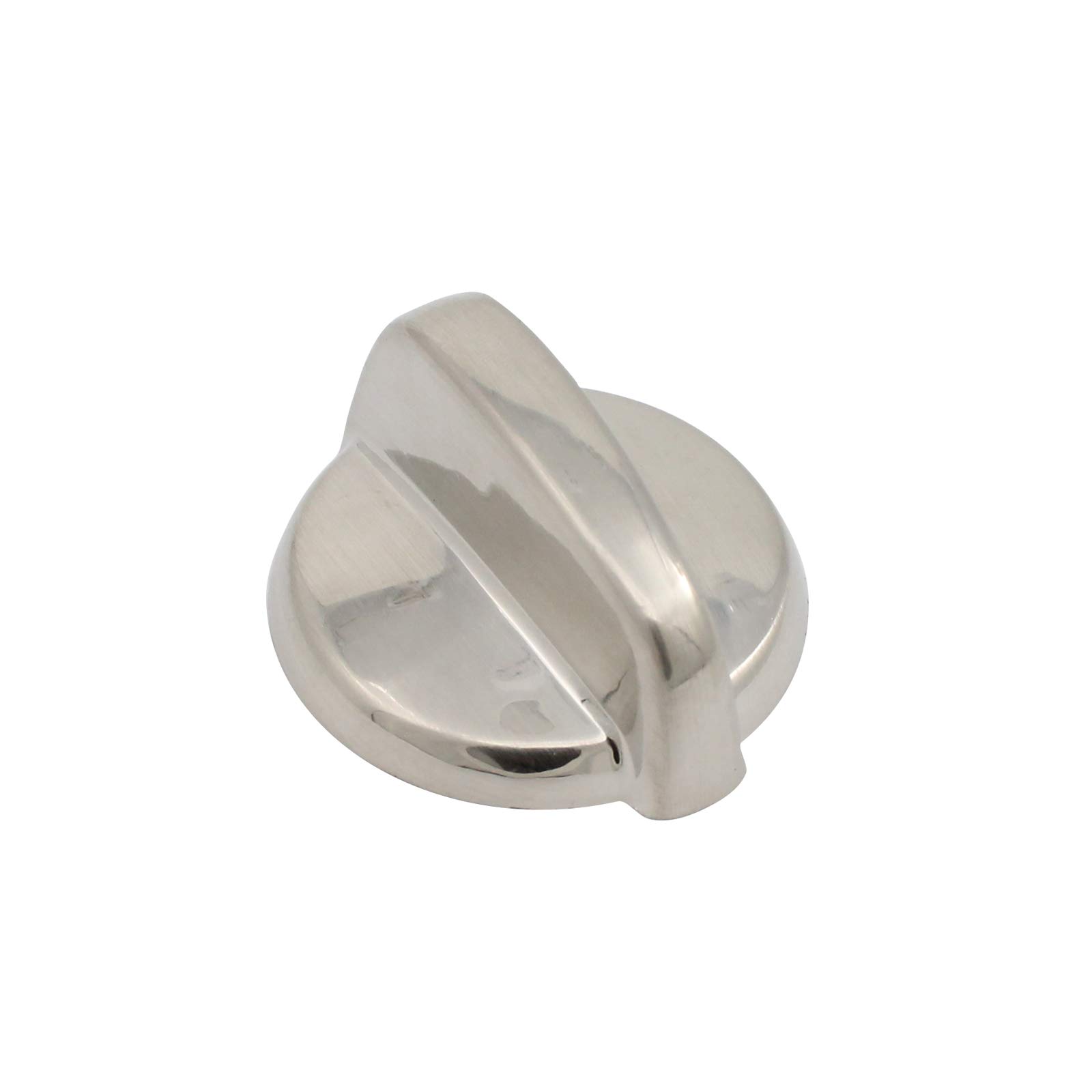 6-Pack WB03T10284 Replacement Control Knobs - Stainless Steel Finish for GE JBP81SM2SS Electric Range - Perfect for Kitchen Upgrades & Appliance Repairs
