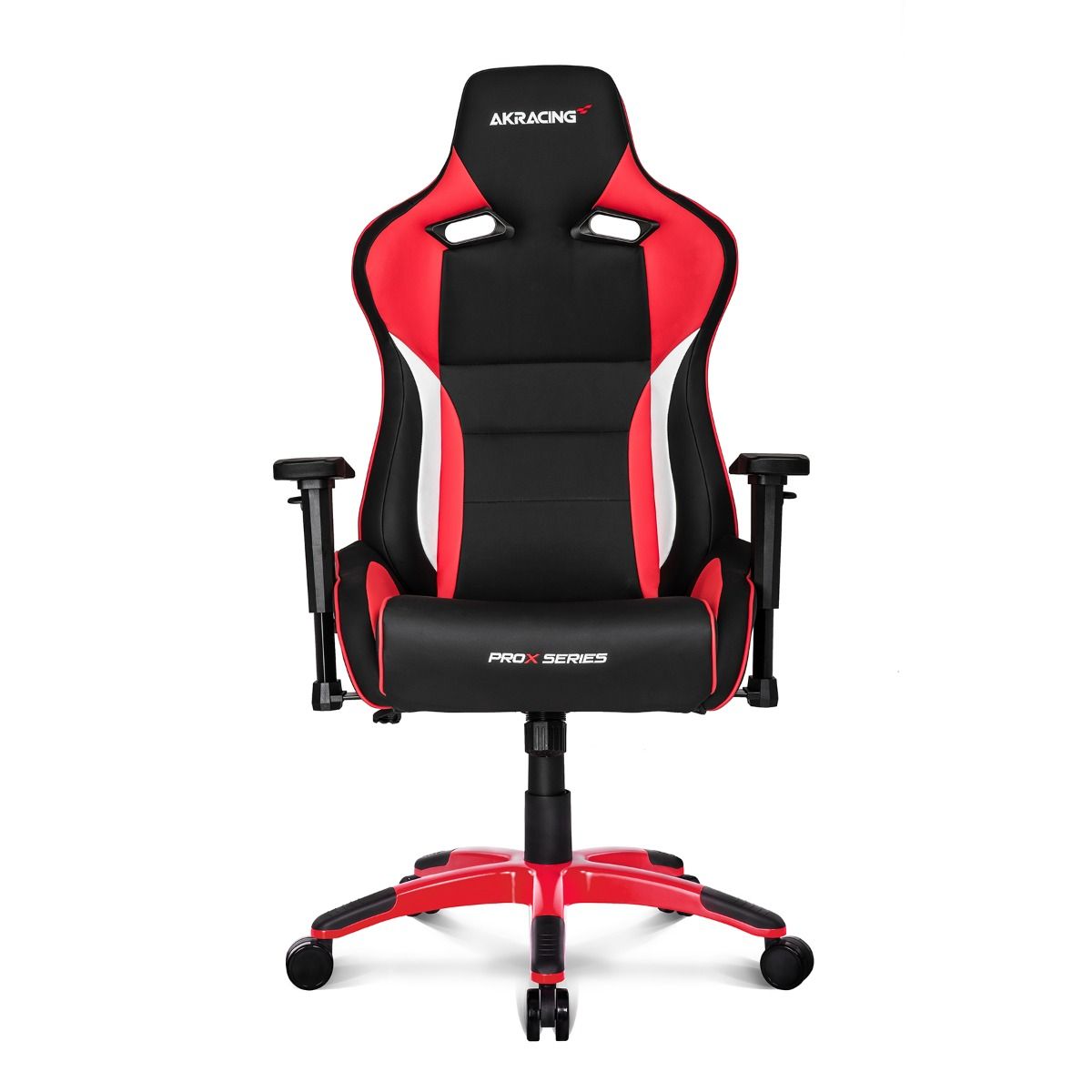 AKRACING ProX Ergonomic Gaming Chair - High Back Racing Style with Adjustable Lumbar Support & Headrest - Red - Perfect for PC, Office & Esports Gaming Setup