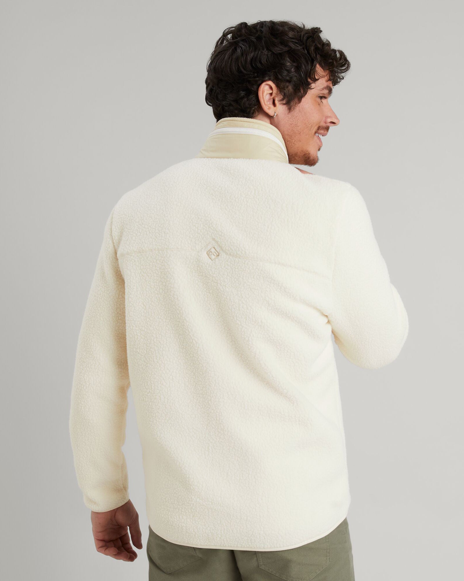 Baffin Island Men's Fleece Jacket - Warm Natural Winter Coat for Outdoor Hiking & Camping